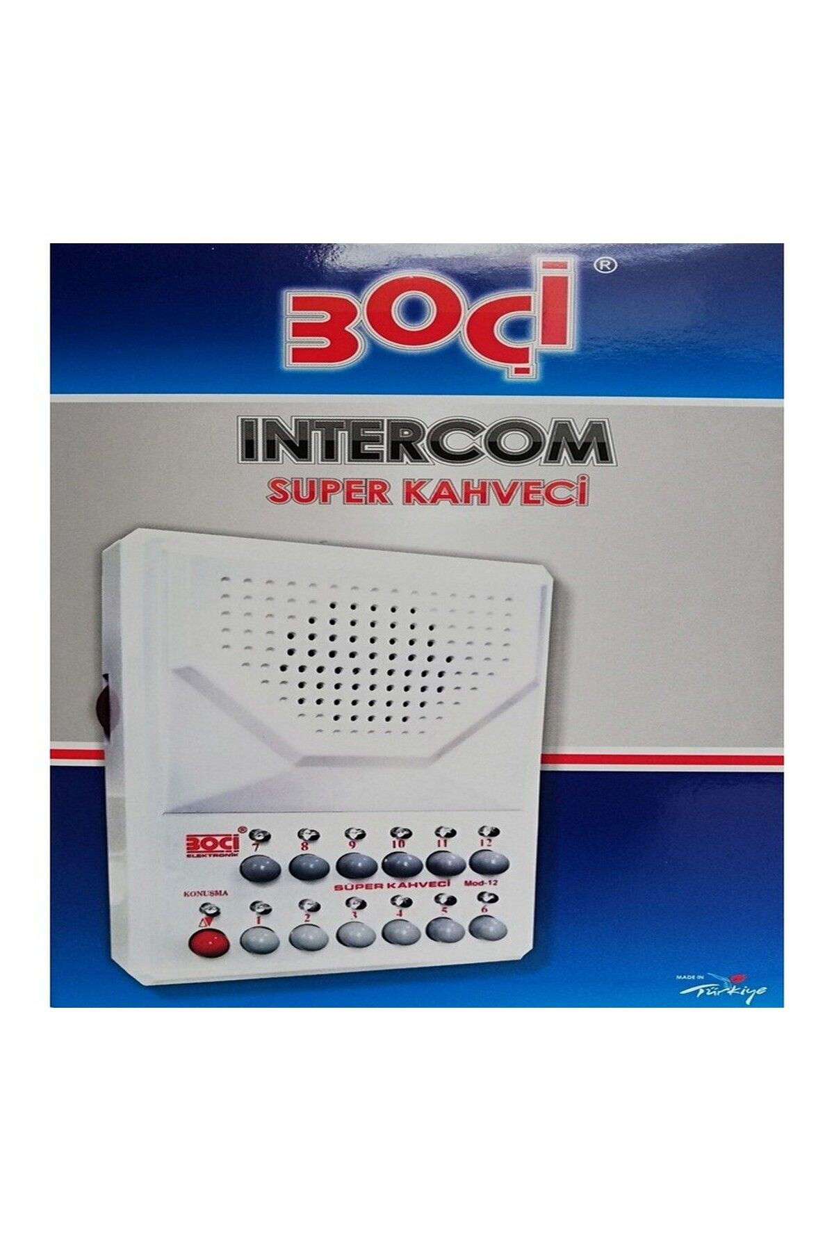 BOÇİ Boci Bocci 12 Li Merkezi Diafon + 12 Adet Şube