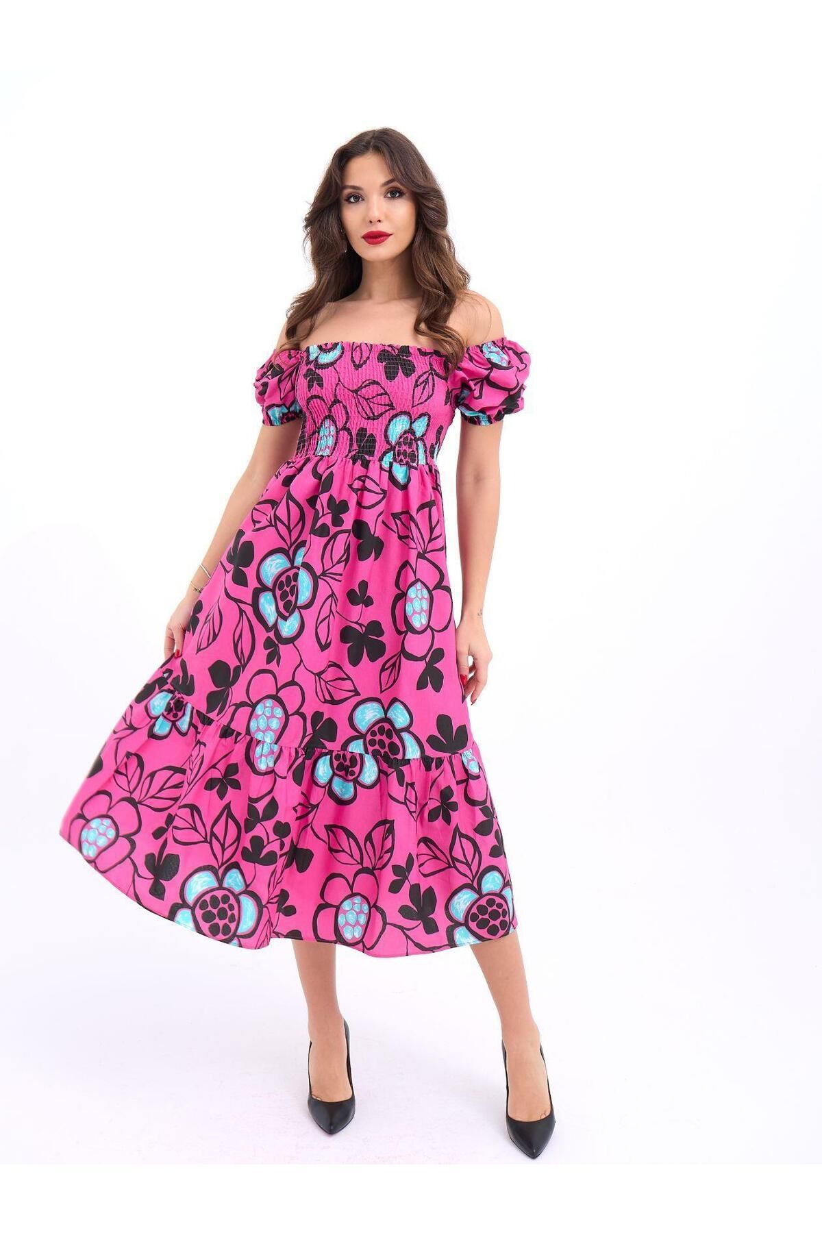 D&M Life Collection 5525 ELBİSE-PETRA - L - Petra