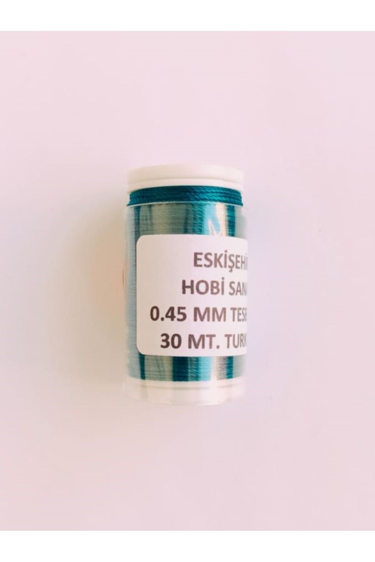 Eskişehir hobi sanat 0.45 Mm 30 Metre Turkuaz Renk Tesbih ipi