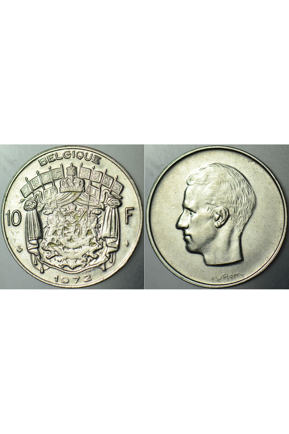 Banknoting BELÇİKA 10 FRANK 1972.