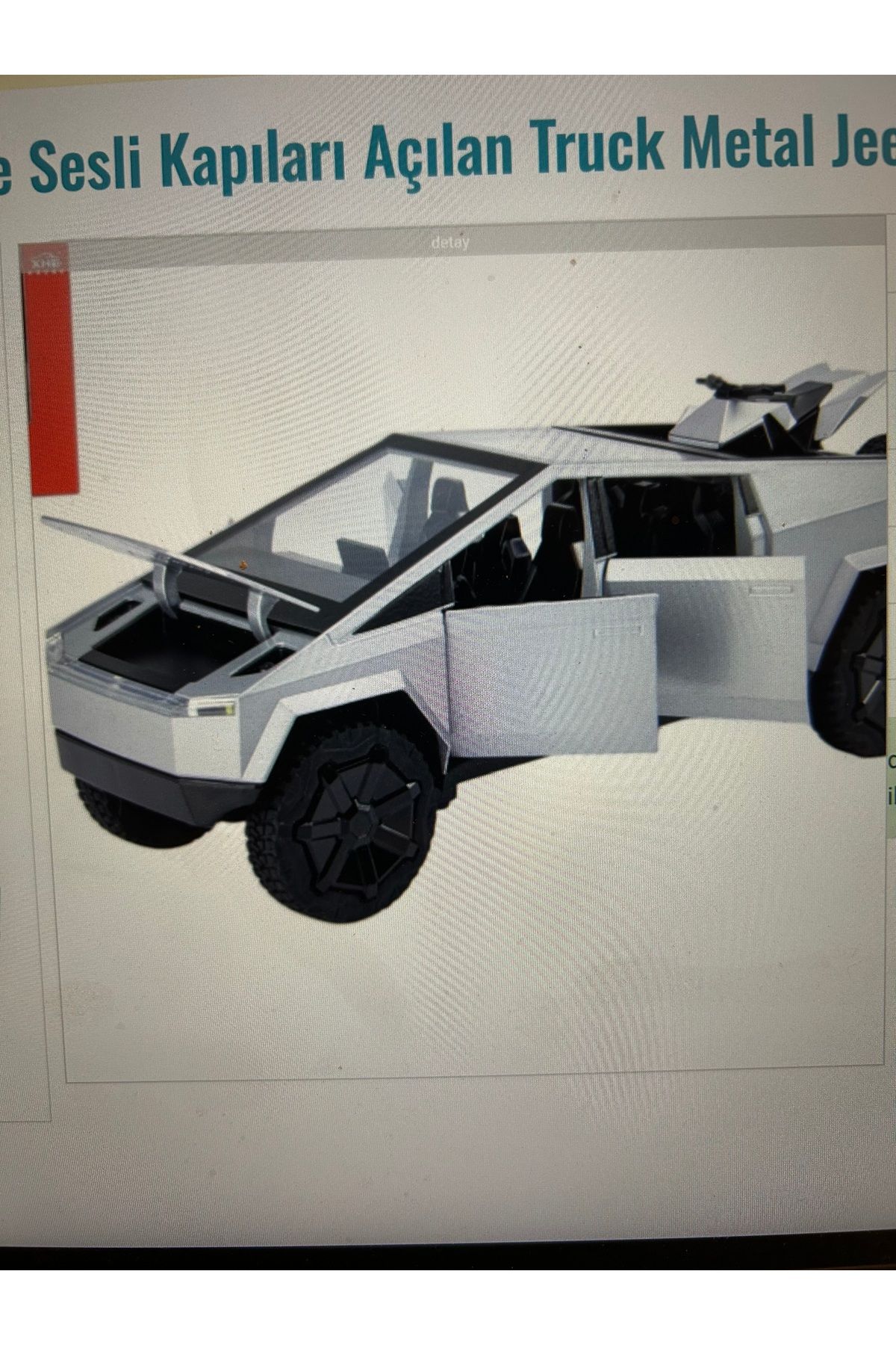 VARDEM OYUNCAK Vardem XHD-C2424 TESLA CYBERTRUCK 1:24