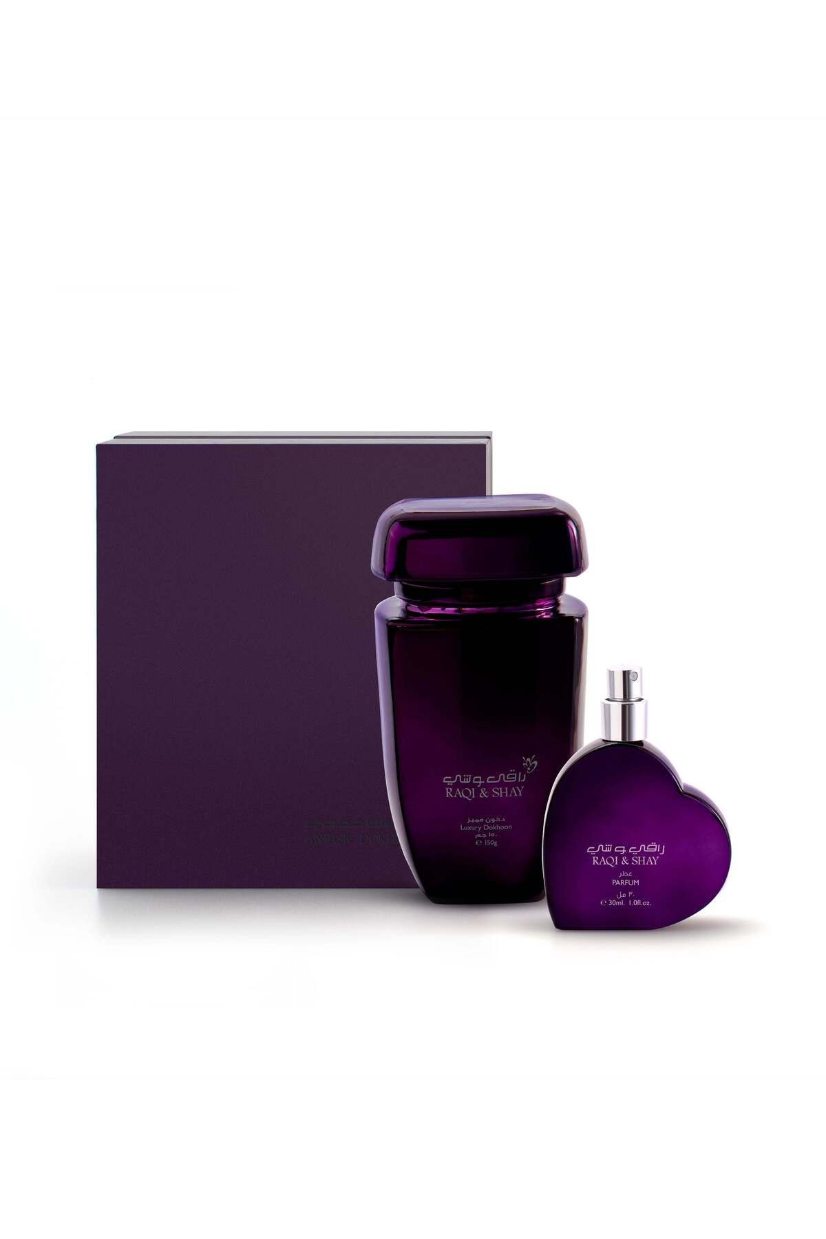 ANFASIC DOKHOON Raqi & Shay Dokhoon Seti 150g Tütsü & 30ml Sprey, Vanilya ve Amber Notalı Lüks Oud