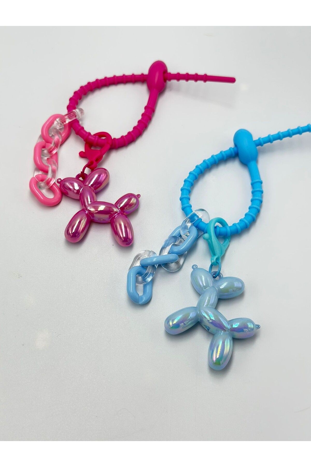 MyladyAccessoriess Zincir Ve Sevimli Köpek Çanta Aksesuar Pembe