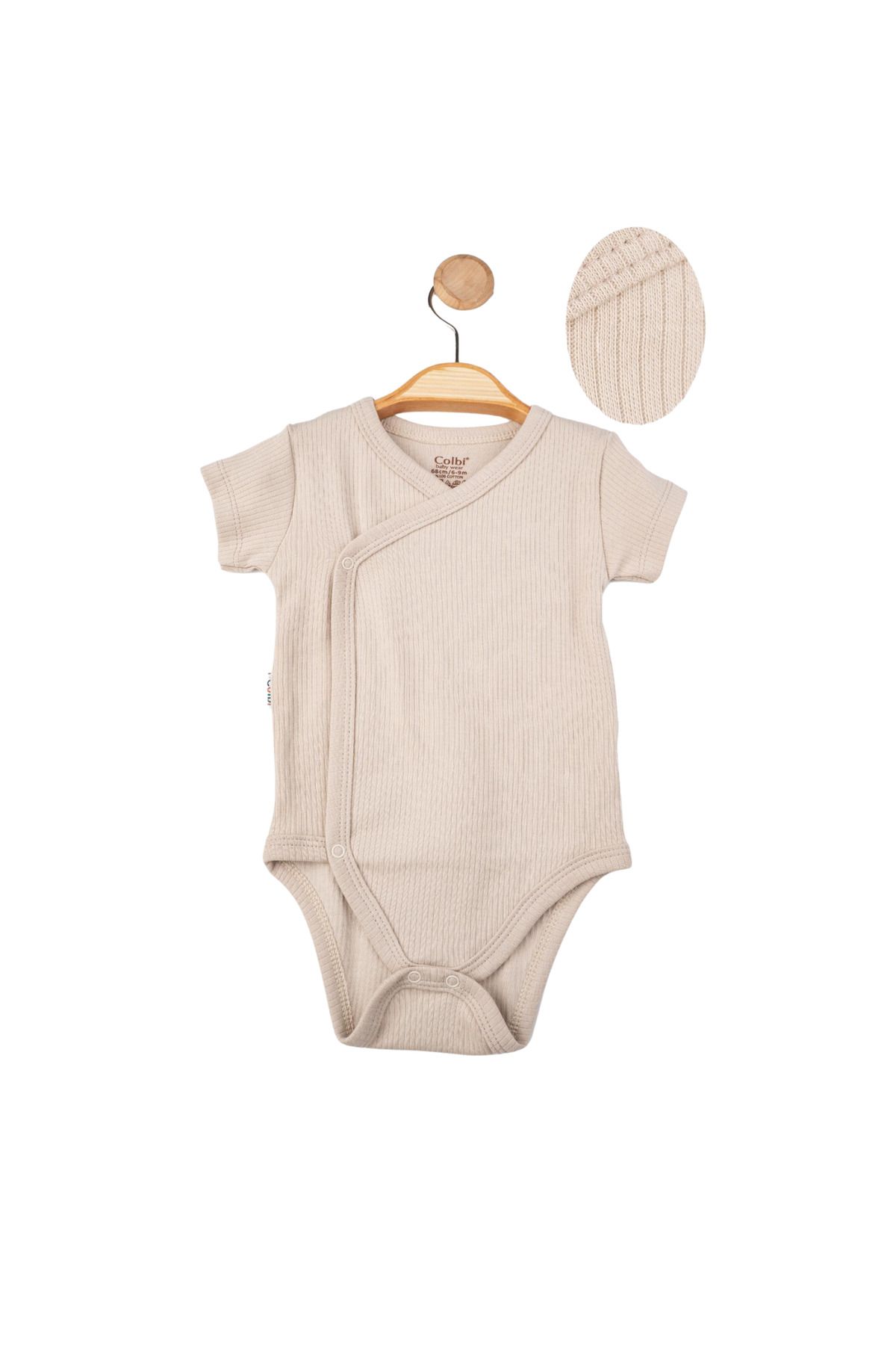 colbi baby Kısa Kol İnterlok Kuruvaze Bebek Badi