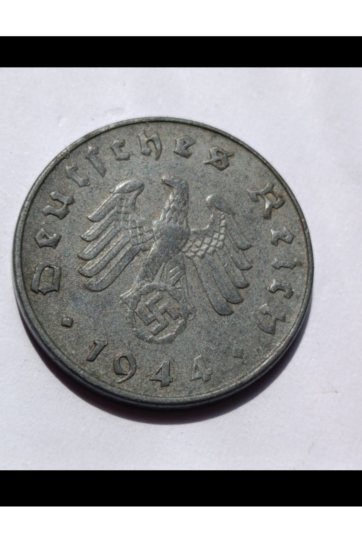 Koleksiyon Almanya (ss) 1944 Yili 10 Rei̇chsfeni̇k Ççt *son Baskilar* Çap: 21 Mm