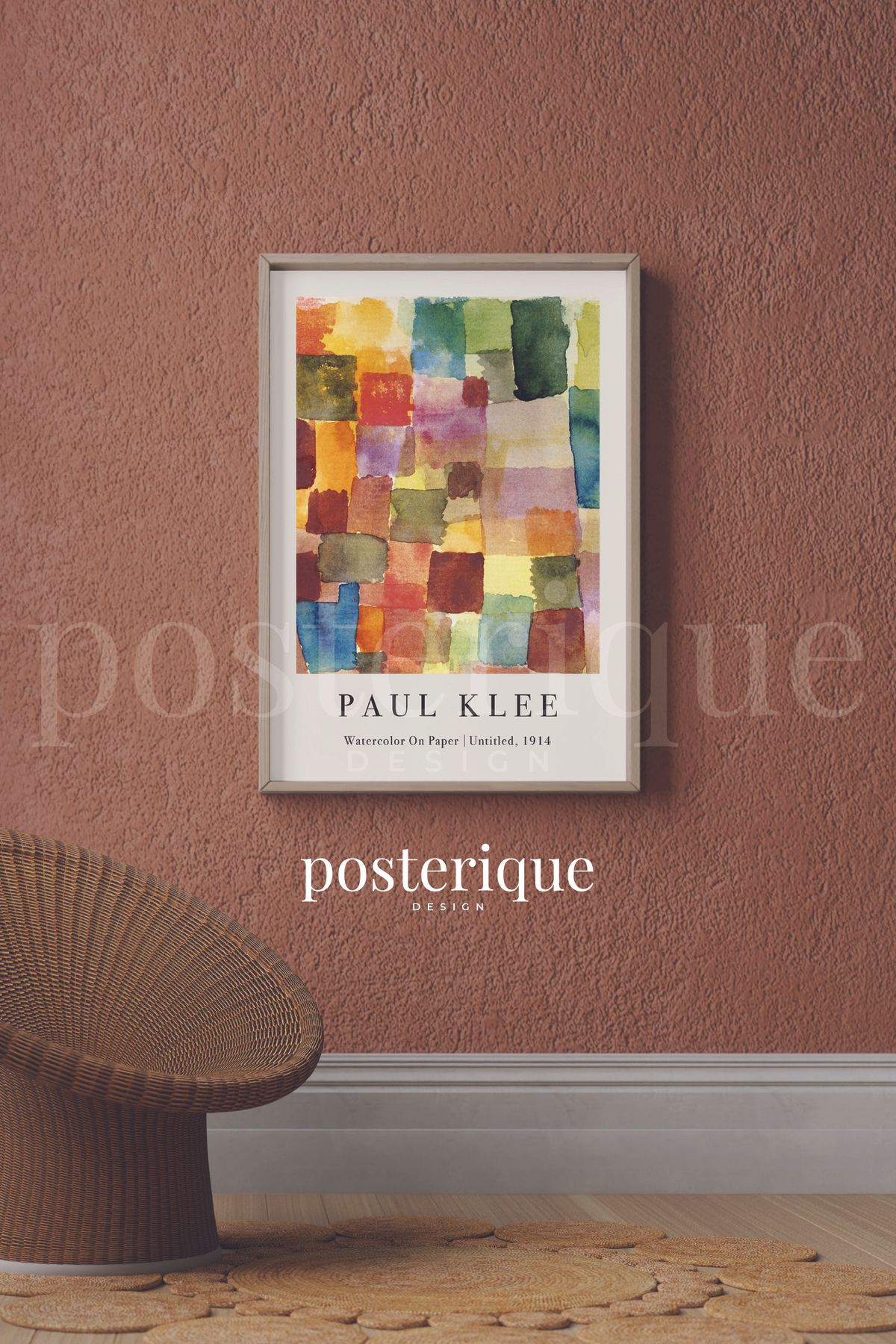 posterique Paul Klee Çerçevesiz Poster Minimal Modern Dekoratif Tablo