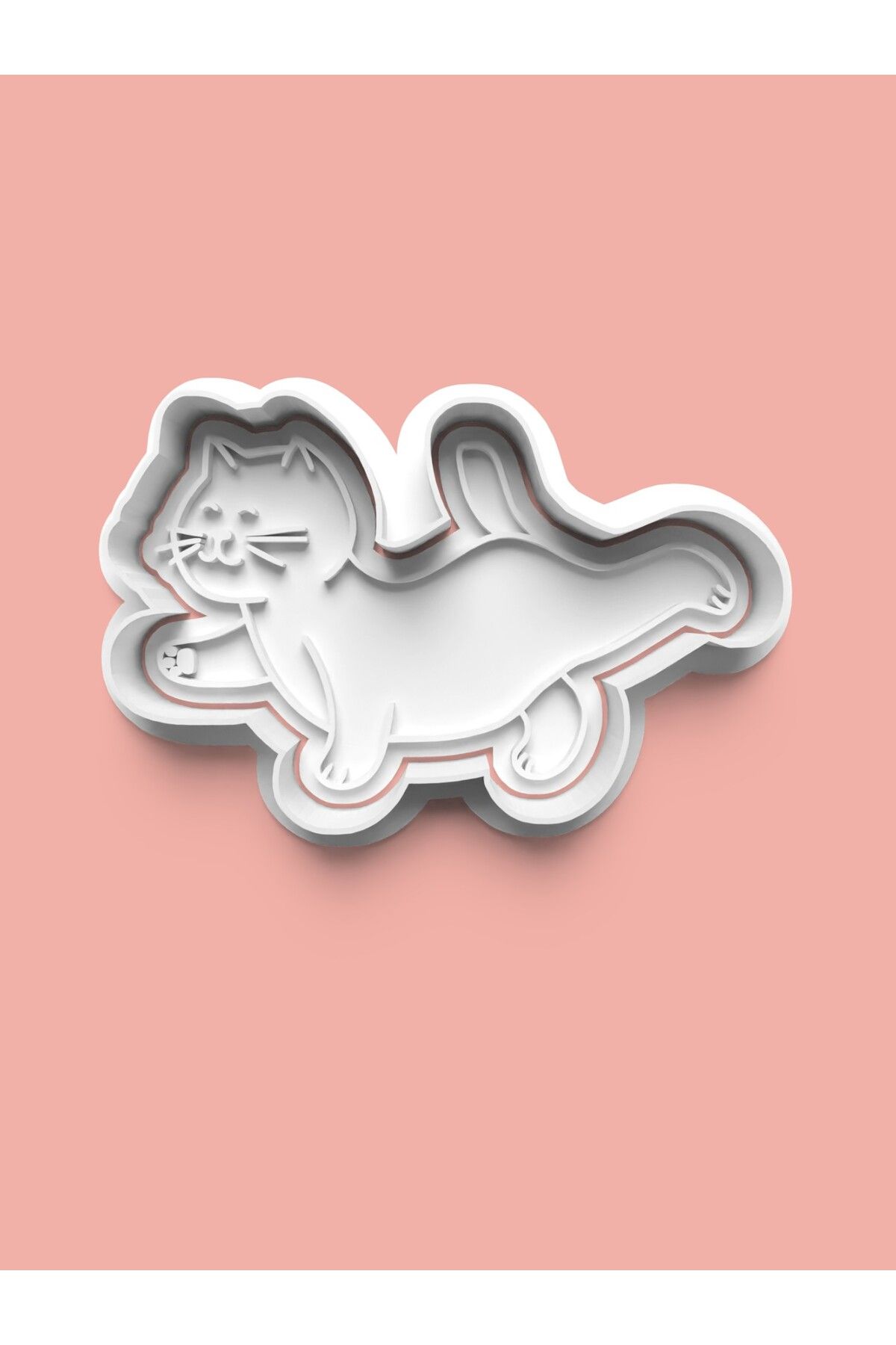 AKTASTORE Zıplayan Kedi Kurabiye Kalıbı Ve Şeker Hamuru Kalıbı