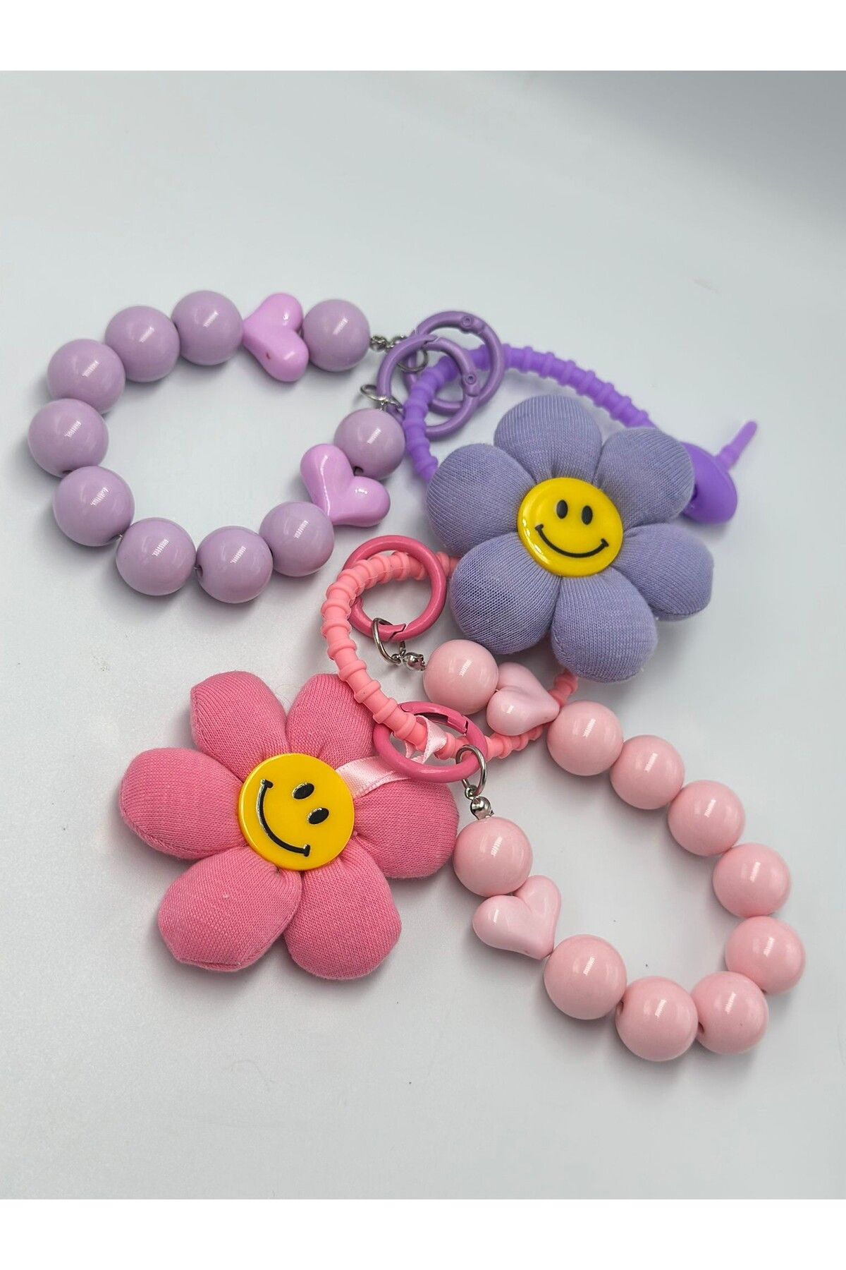 MyladyAccessoriess Papatya Ve Topçuk Detay Çanta Aksesuar Mor