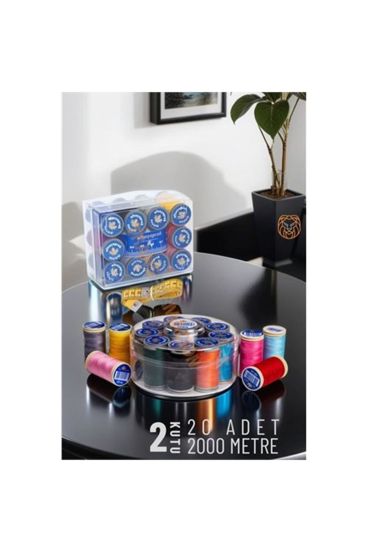 Lokal Marketing Dikiş İpliği Seti 20 ADET 10 RENK - LKM7136-9507
