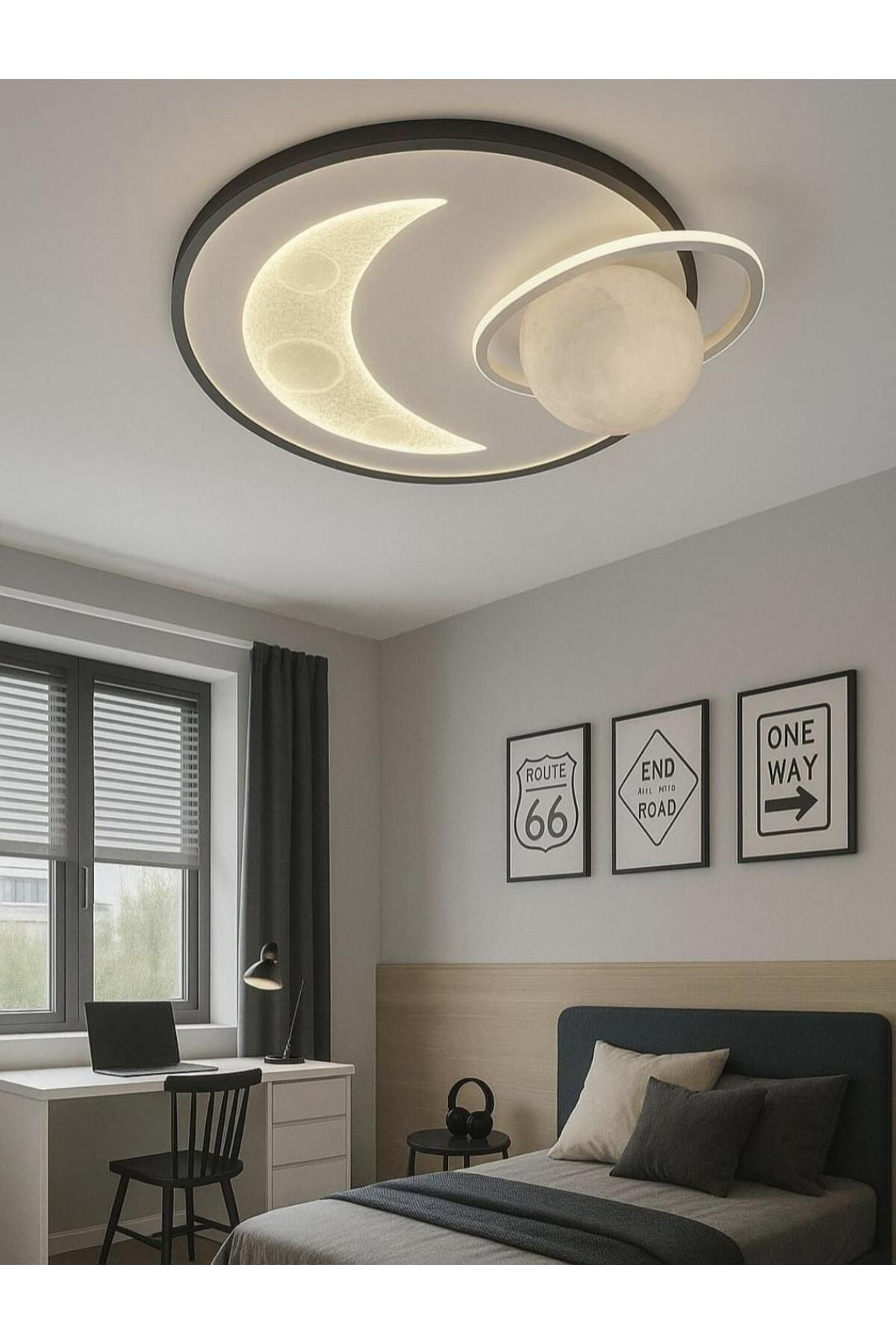 Vera Lighting Plafonyer Led Avize Kumandalı 3 Renk Tavana Yapışık