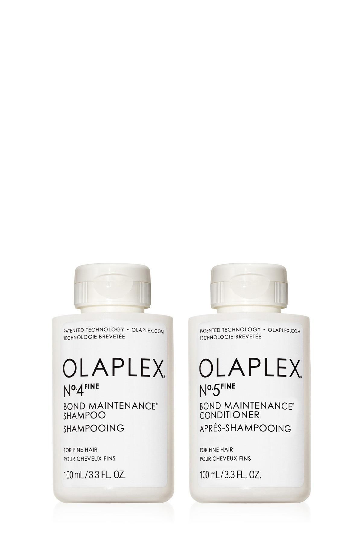 Olaplex Fine Bond Maintenance Cleanse & Condition Travel Duo - İnce Telli Saçlar İçin Seyahat Boy Bağ Güçlen