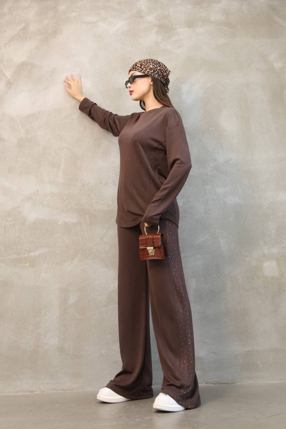 St.Dumani Modest Modal Kumaş Uzun Kol Takım