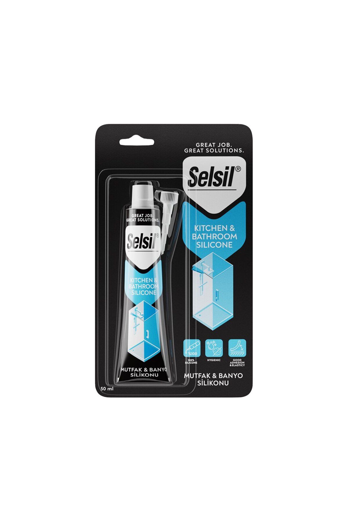 KutuluStore SELSİL SHOWER CABİN DUŞKABİNİ SİLİKONU 50ML (5168)