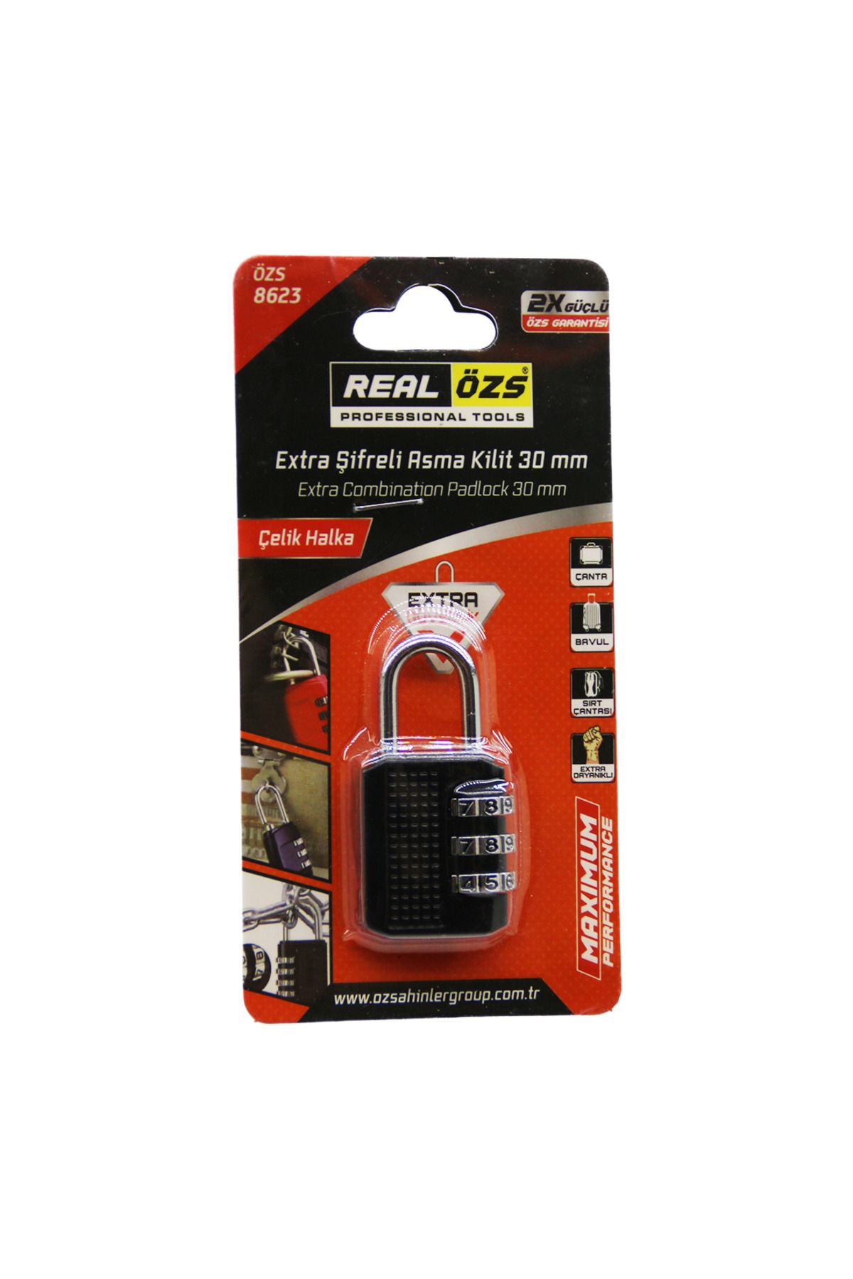 İklimStore 30MM EXTRA ŞİFRELİ ASMA KİLİT (5131)