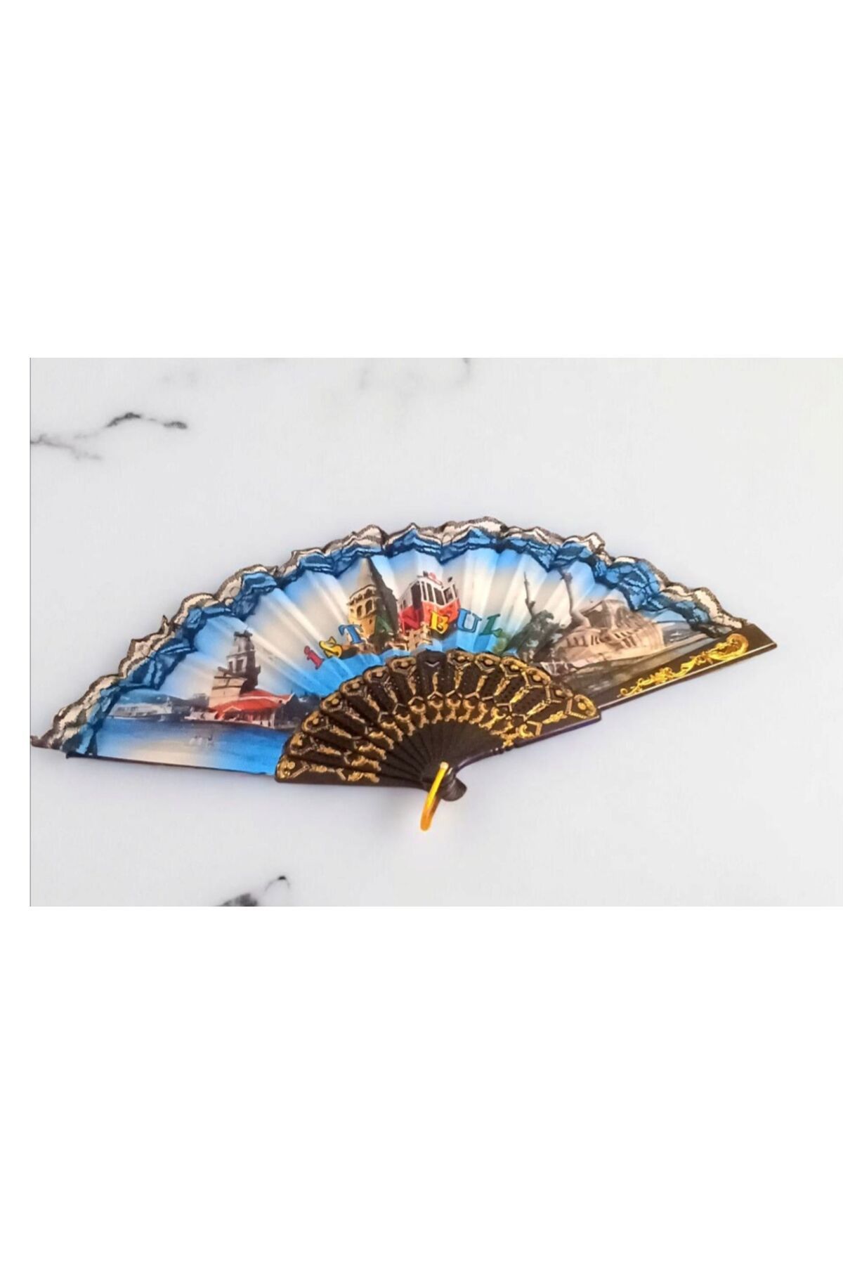 AKSESUARIM İstanbul Temalı Yelpaze