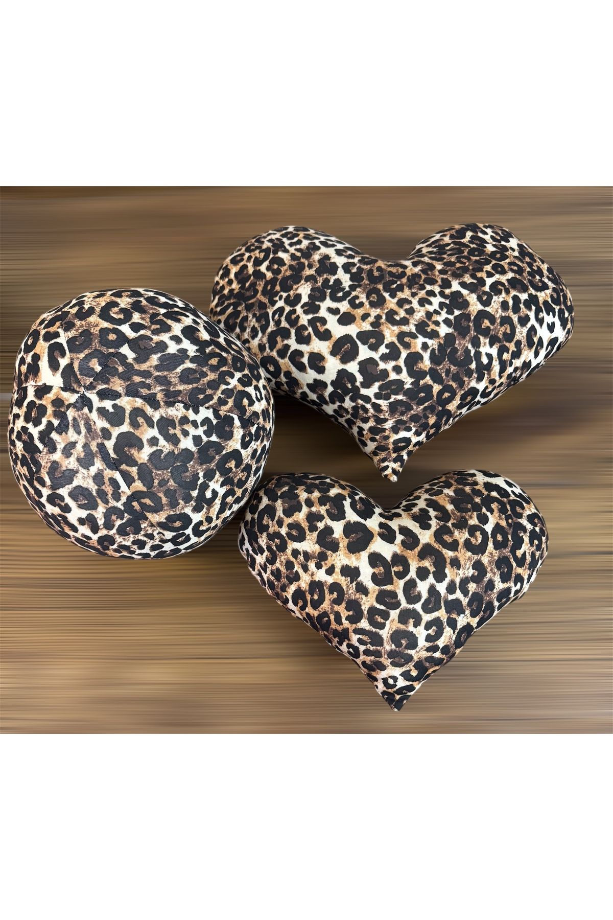 happyteks boutique Üçlü kombin kırlent leopar