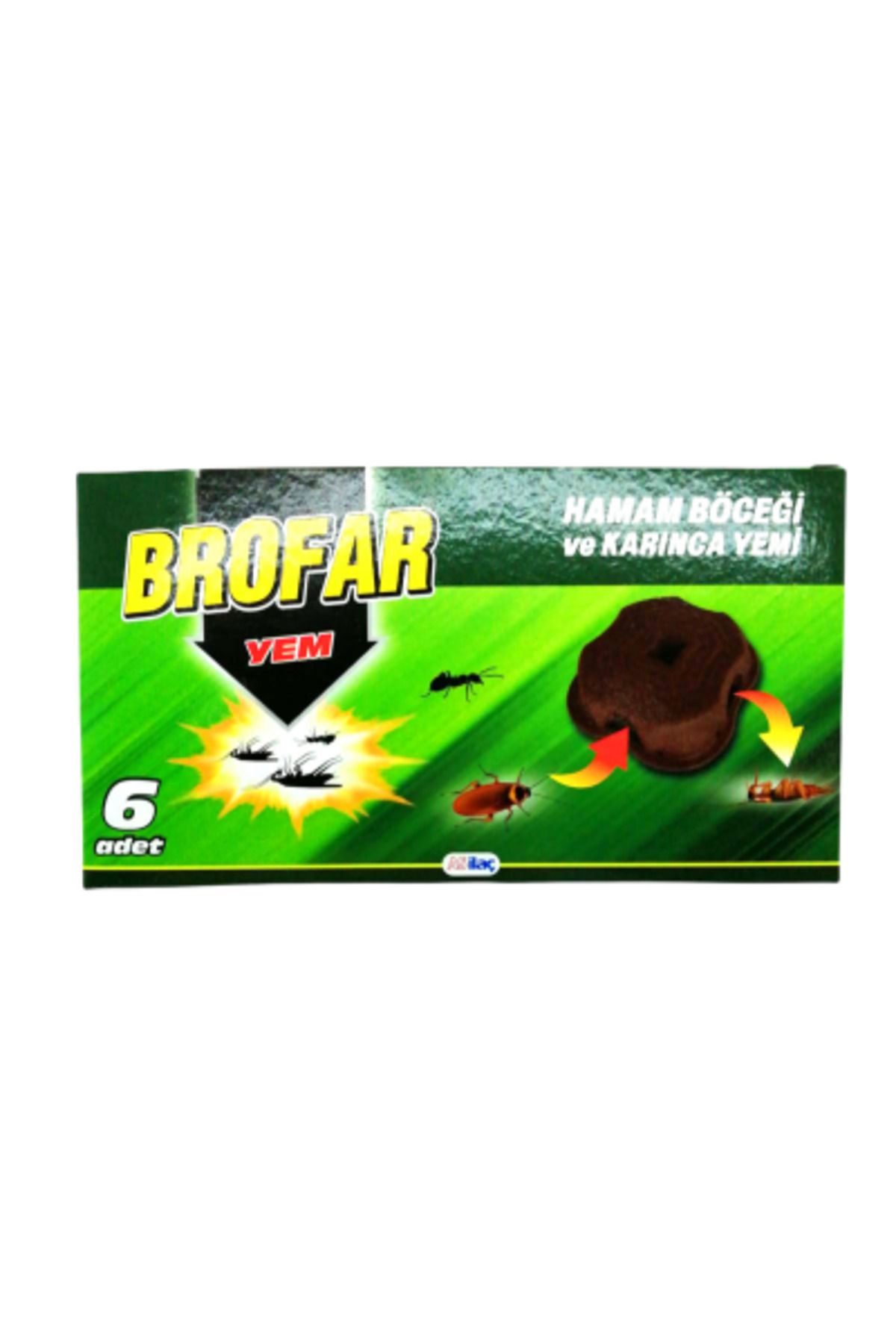 İklimStore BROFAR 6 PARÇA HAMAMBÖCEĞİ VE KARINCA YEMİ (5131)