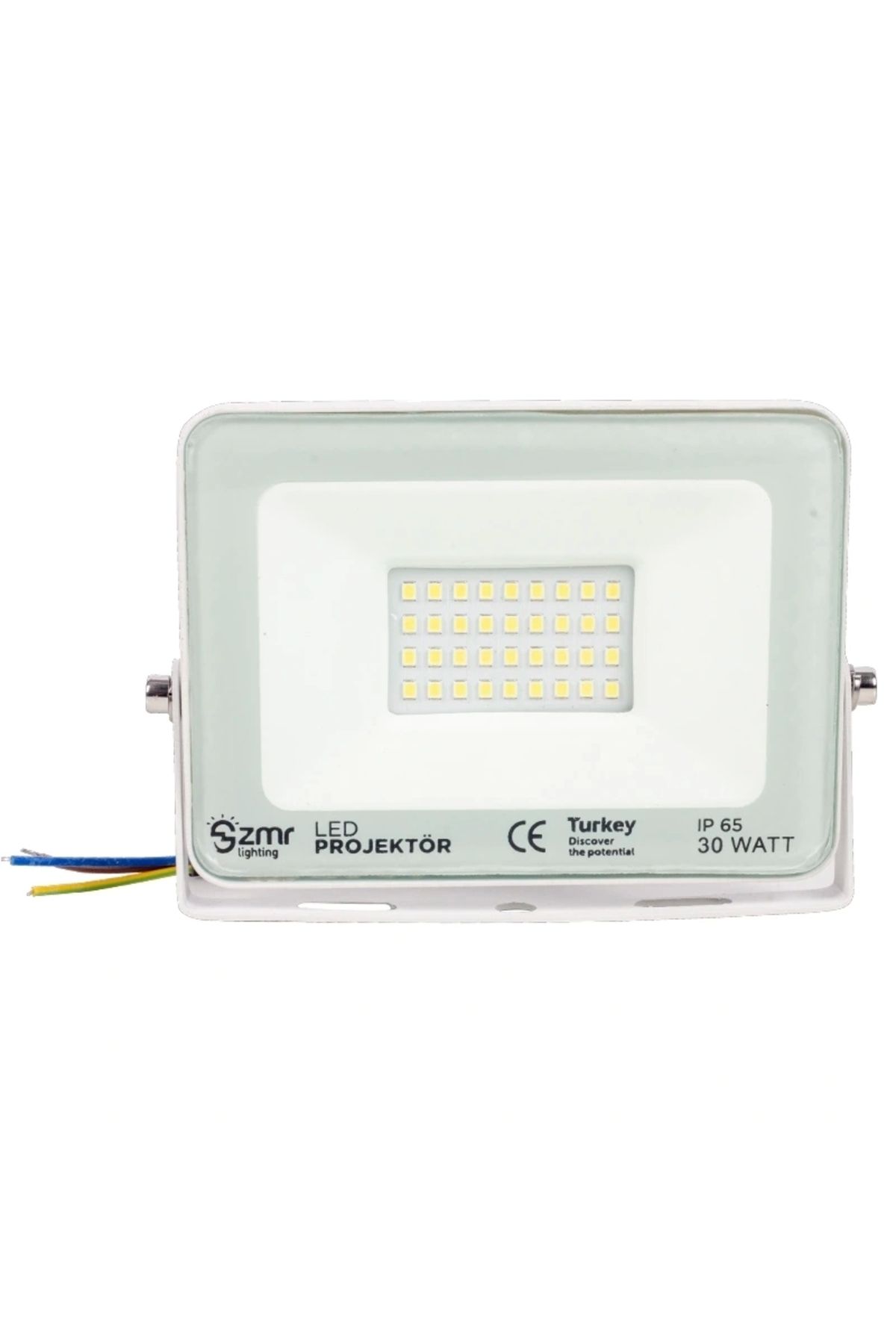 shopwave 30 WATT - 220 VOLT 6500K IP65 150* IŞIK AÇISI BEYAZ SLİM KASA LED PROJEKTÖR (5047)