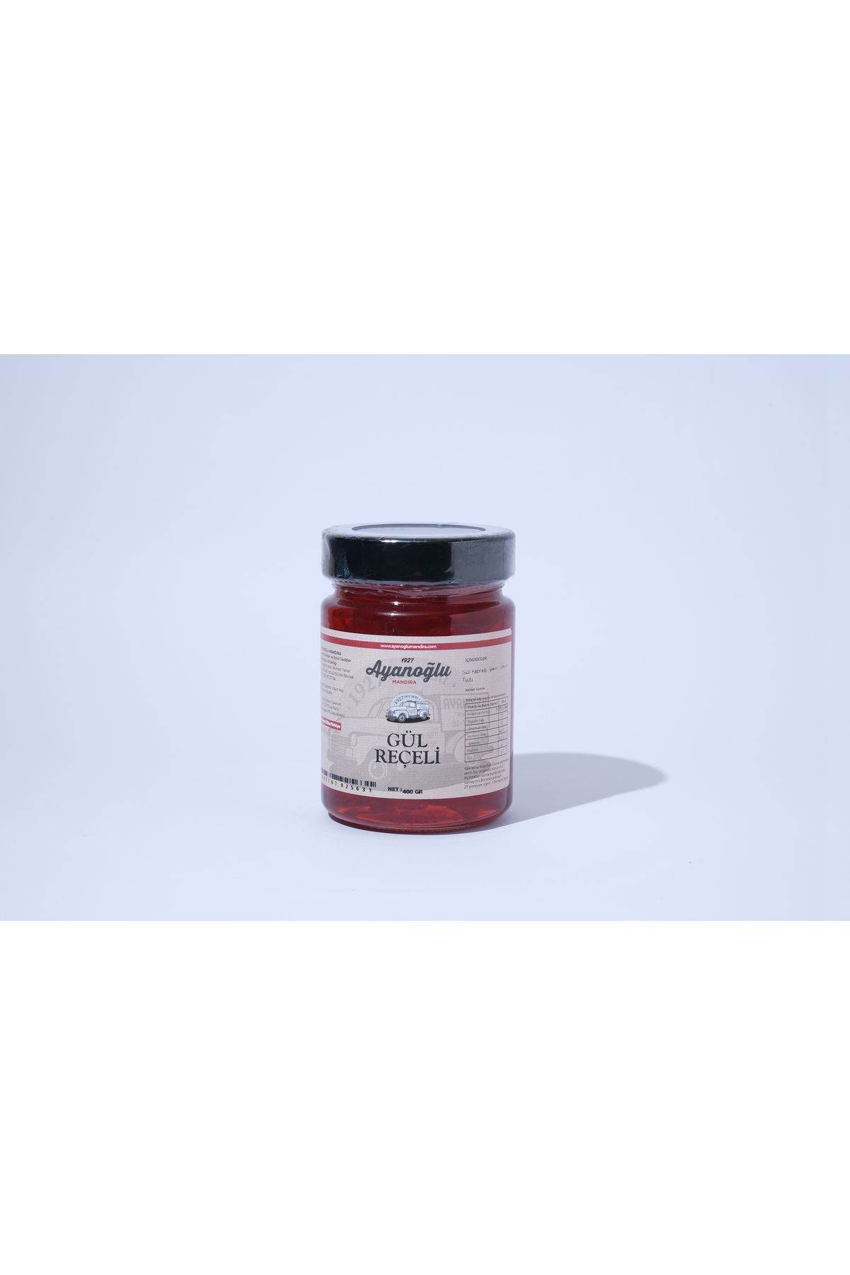 AYANOĞLU MANDIRA ÜRÜNLERİ Gül Reçeli 400 GR
