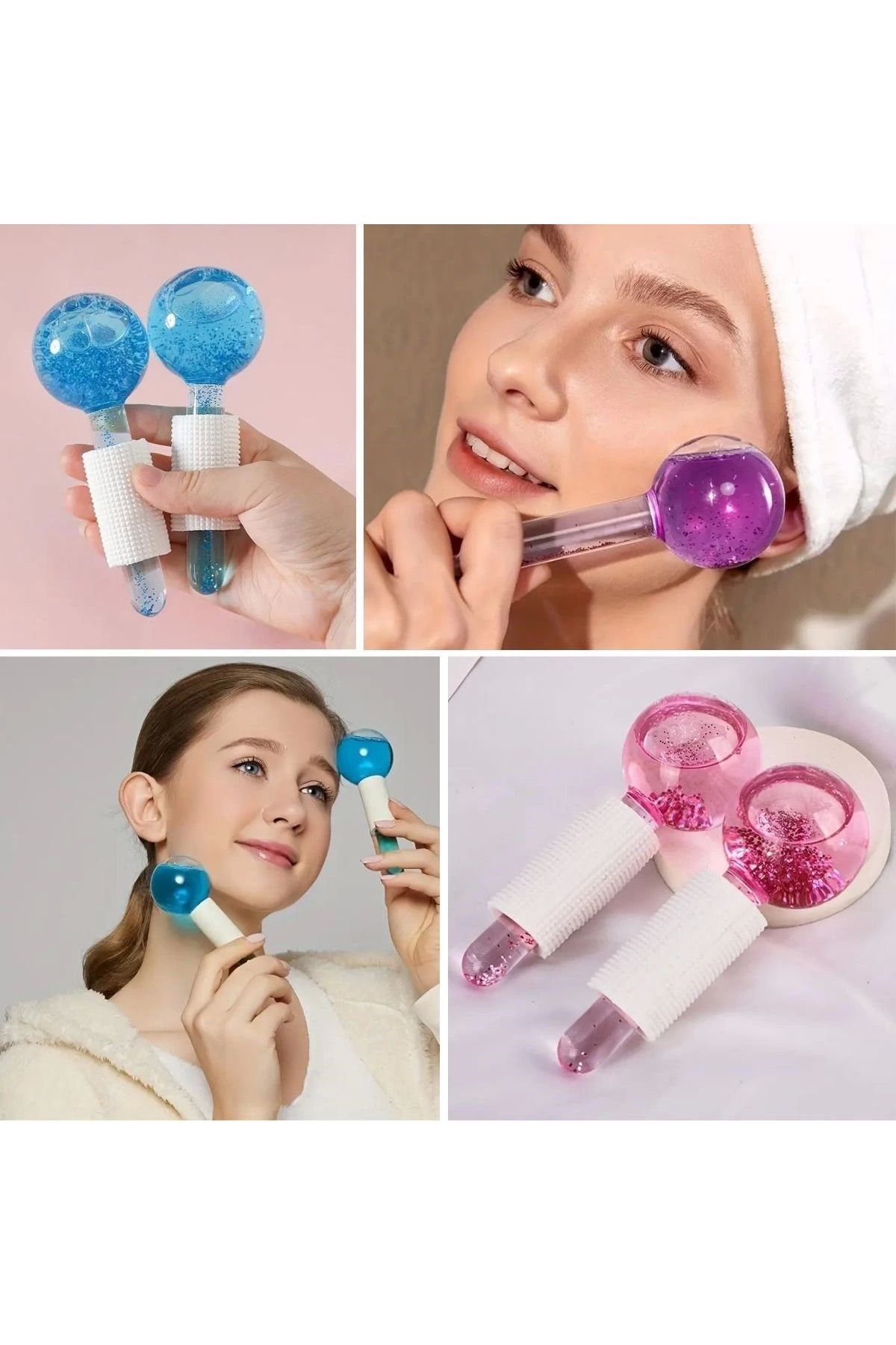 AboutThePerfect Soğuk Masaj Topu, Cilt Bakımı ve Göz Altı Terapi, Leke Önleyici, Ferahlatıcı