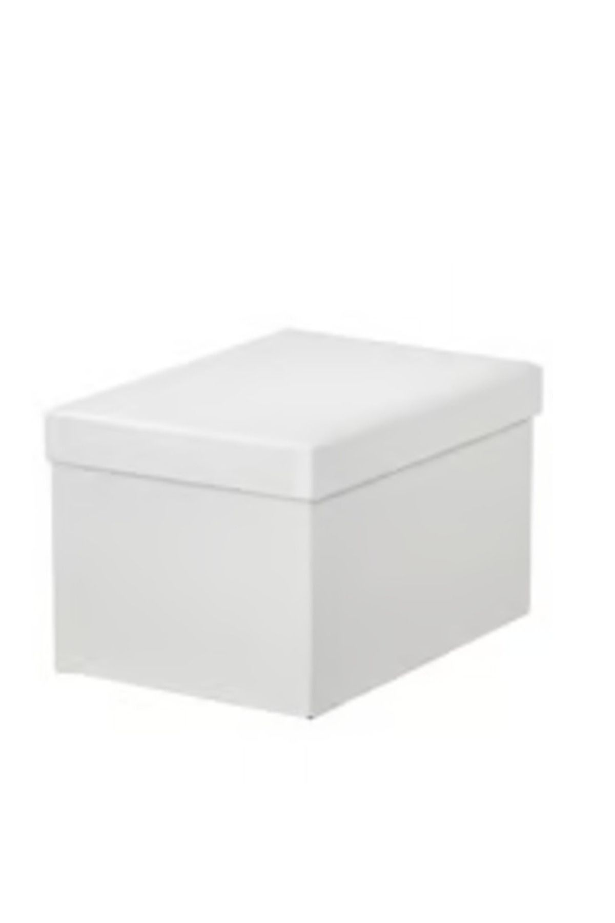 IKEA-Storage box with lid, white, 18x25x15 cm 1