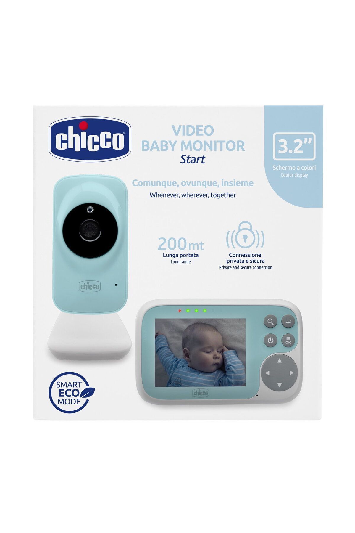 Chicco Baby Monitor Start Gece Görüşlü Ses Aktivasyonlu Bebek Kamerası 3,2 Inç fotoğrafı 6 (önizleme)