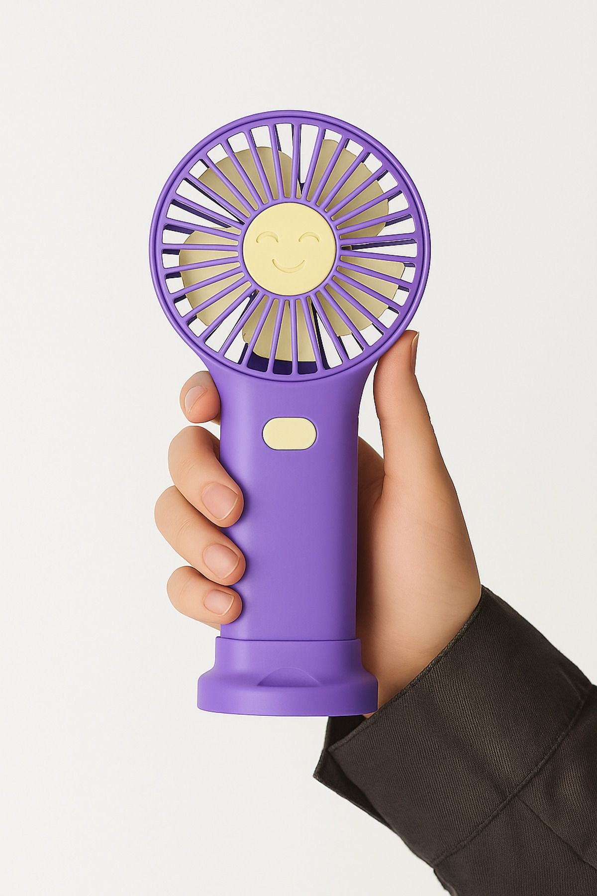SNA Taşınabilir USB Şarjlı Masaüstü Mini Fan Telefon Tutacağı Güçlü Hava 3 Kademeli Fan vantilatör