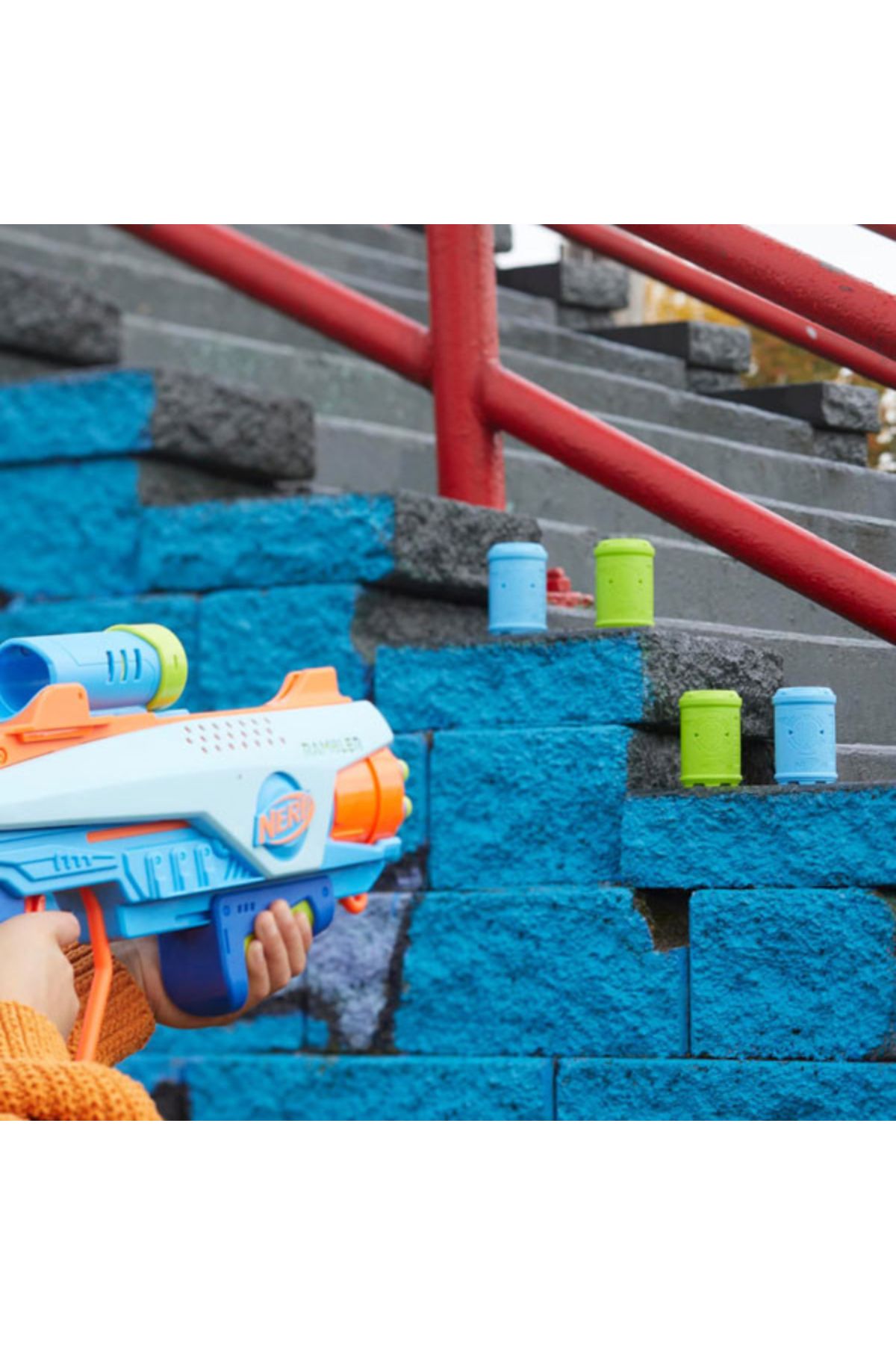 Hasbro-Nerf Elite Junior Rookie Blaster with 32 projectiles 3
