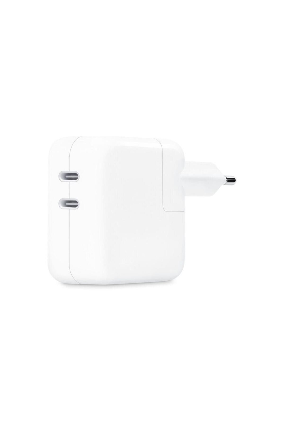 Apple-Incarcator laptop Apple MW2K3ZM/A, 35W, Dual USB-C (Alb) 1