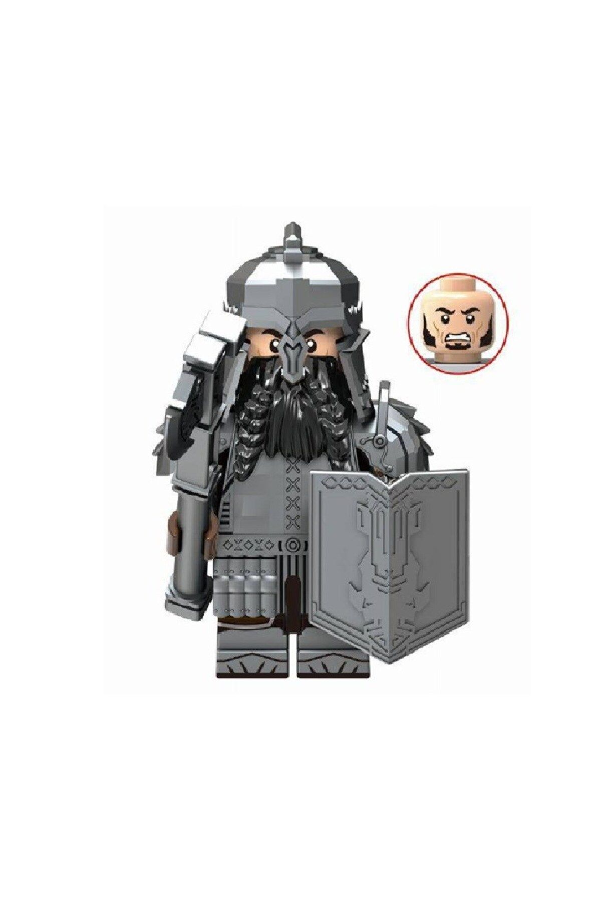 myminitoys LOTR Mini Figür Dwarven Warrior j-100
