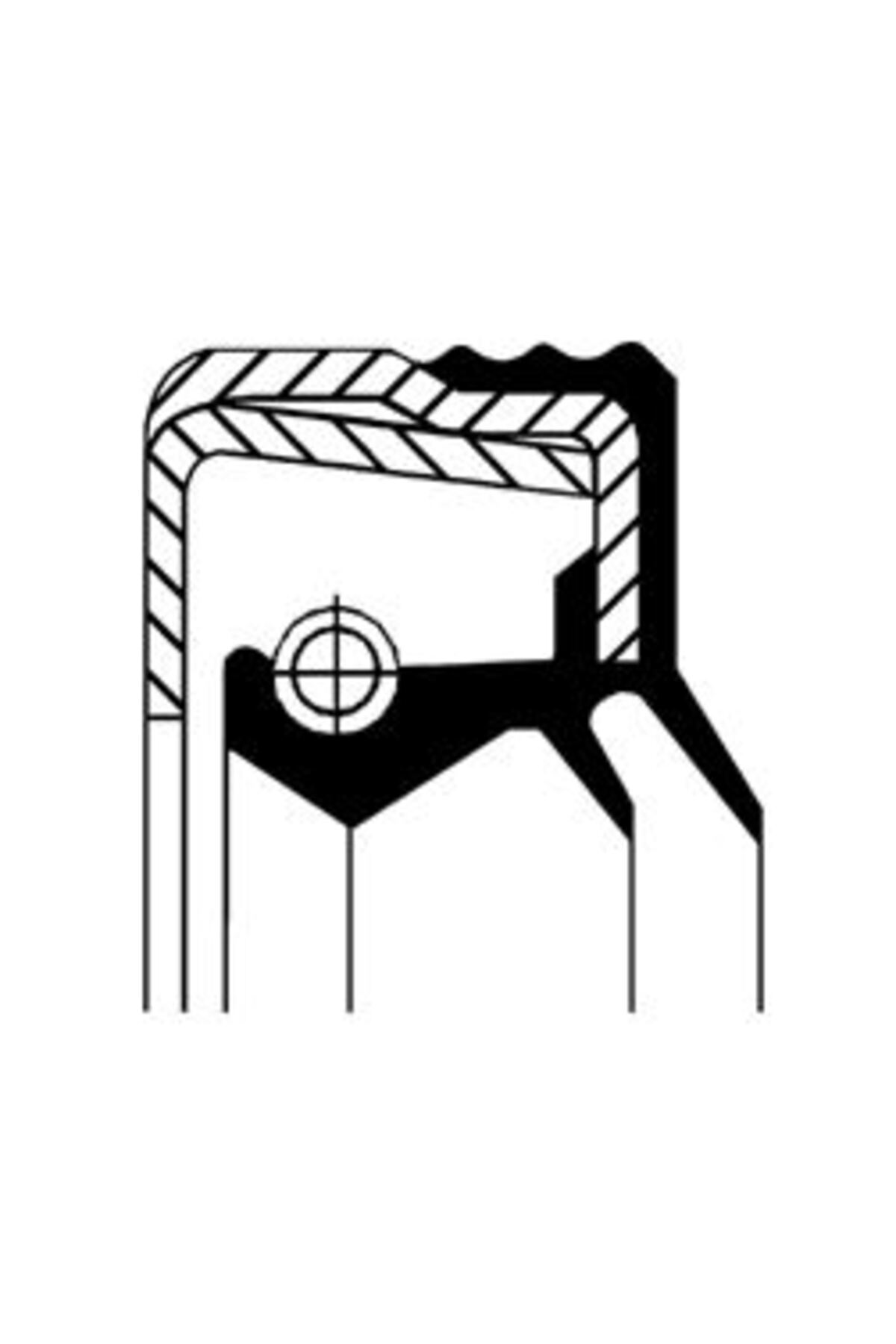 CORTECO 12025517B DEFRANSİYEL YAĞ KEÇESİ