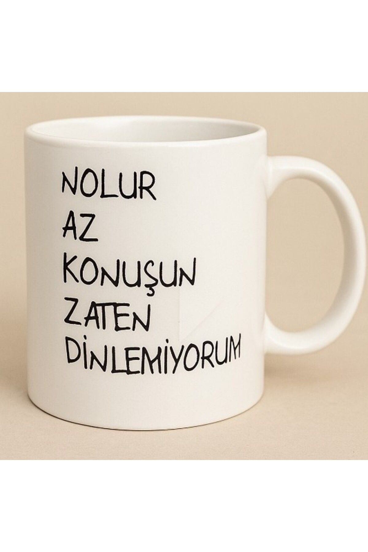 semoş kozmetik Az Konuşun Zaten Dinleniyorum Kupa Bardağı Semoş001