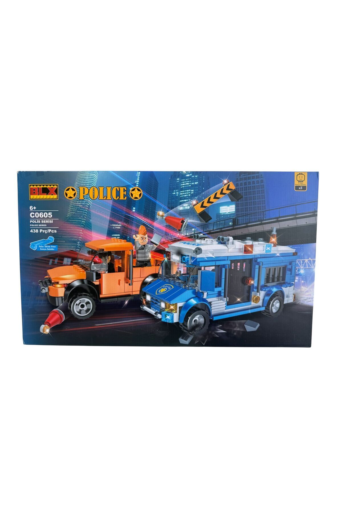 SepetinBurada Sunman 438 Parça Zırhlı Polis Seti Lego