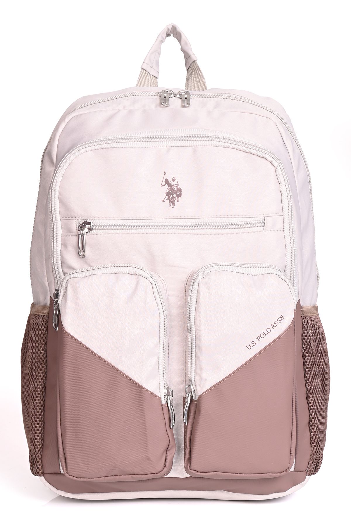 U.S. Polo Assn. Okul Ve Günlük Sırt Çantası Plcan24113 – Çok Gözlü, Ergonomik Tasarım Kahverengi