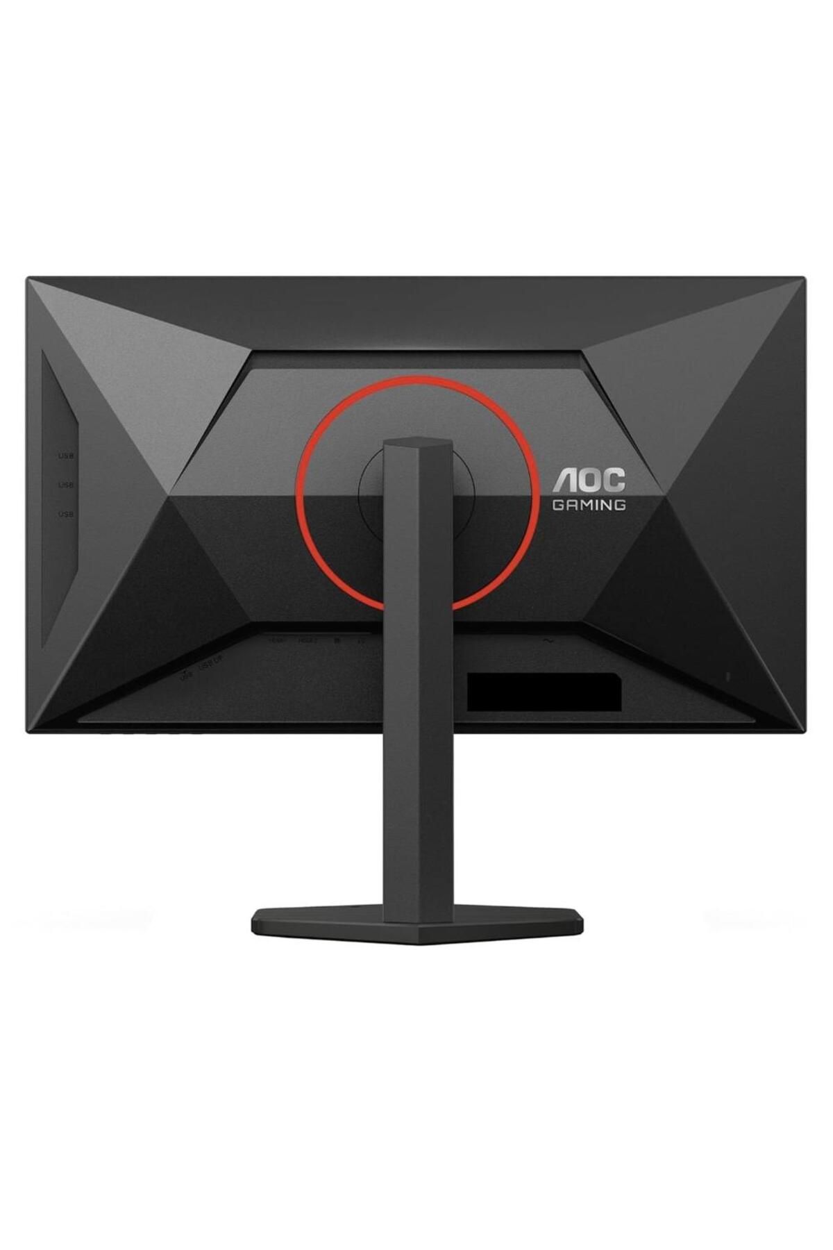 Aoc-AOC 27" UHD Gaming Monitor, Fast IPS, 320Hz, 1ms, HDMI/DP, Pivot, Black/Red 3