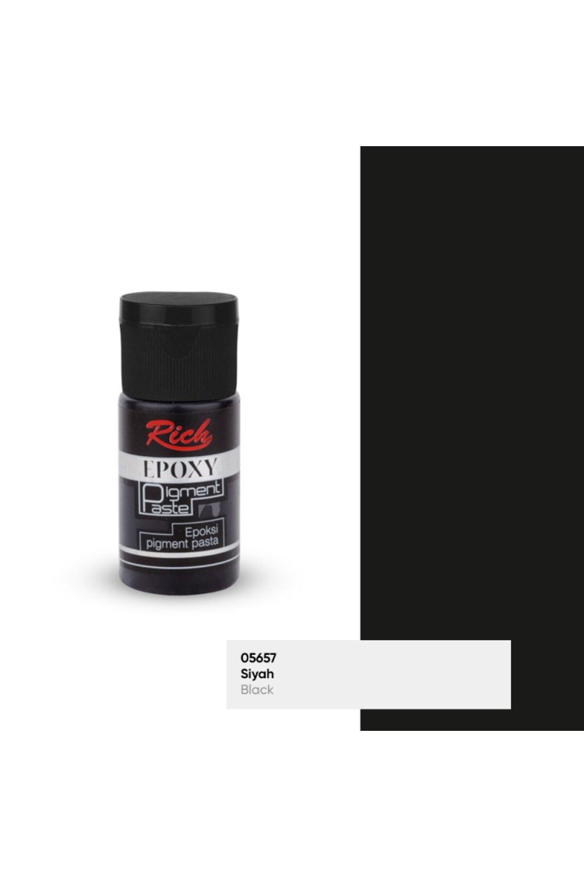 Rich Epoksi Pigment Pasta SİYAH