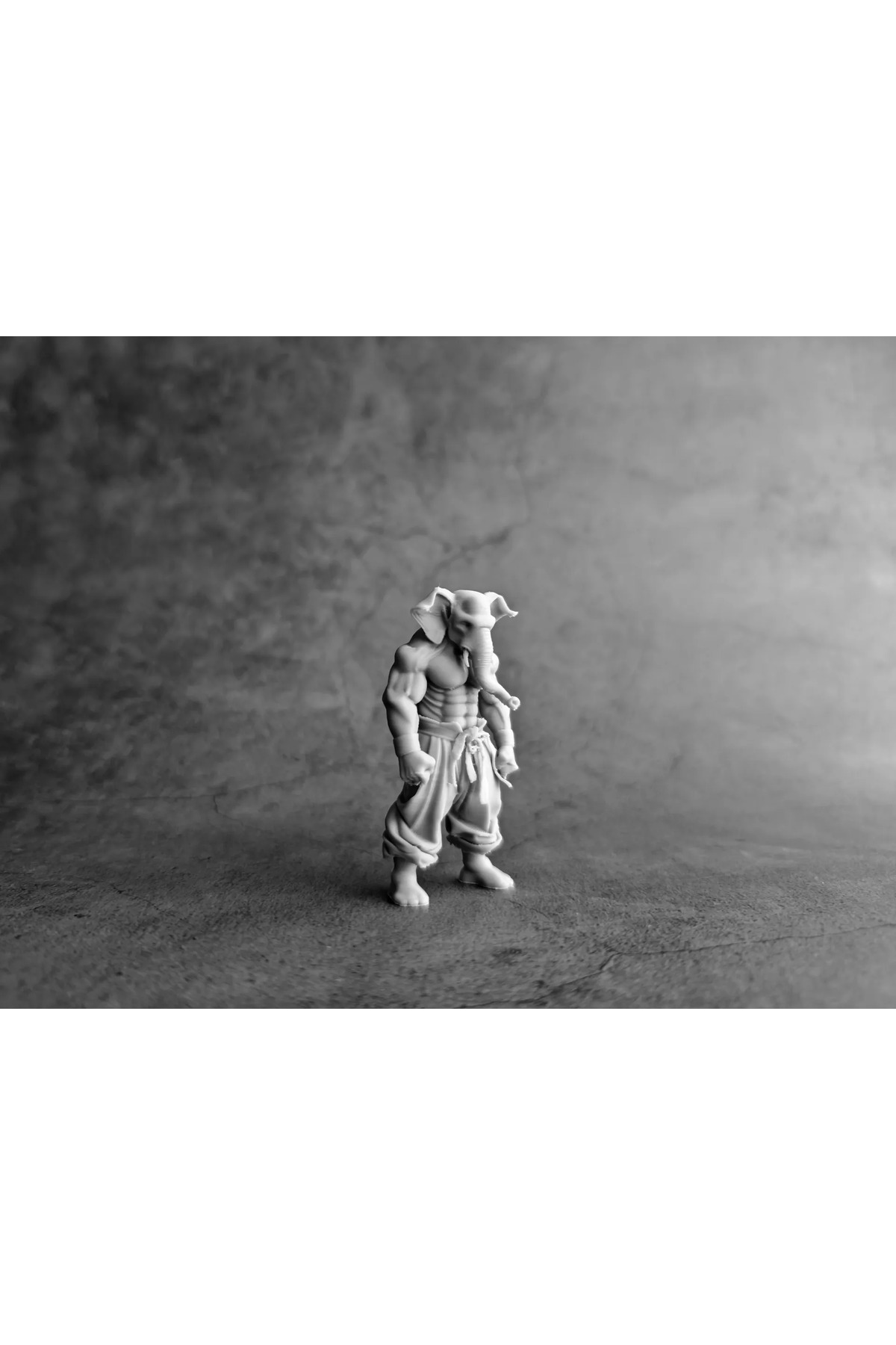 Figura guerriero elefante 10 cm - Figurina con stampa 3D dettagliata per l'ufficio e la decorazione della casa