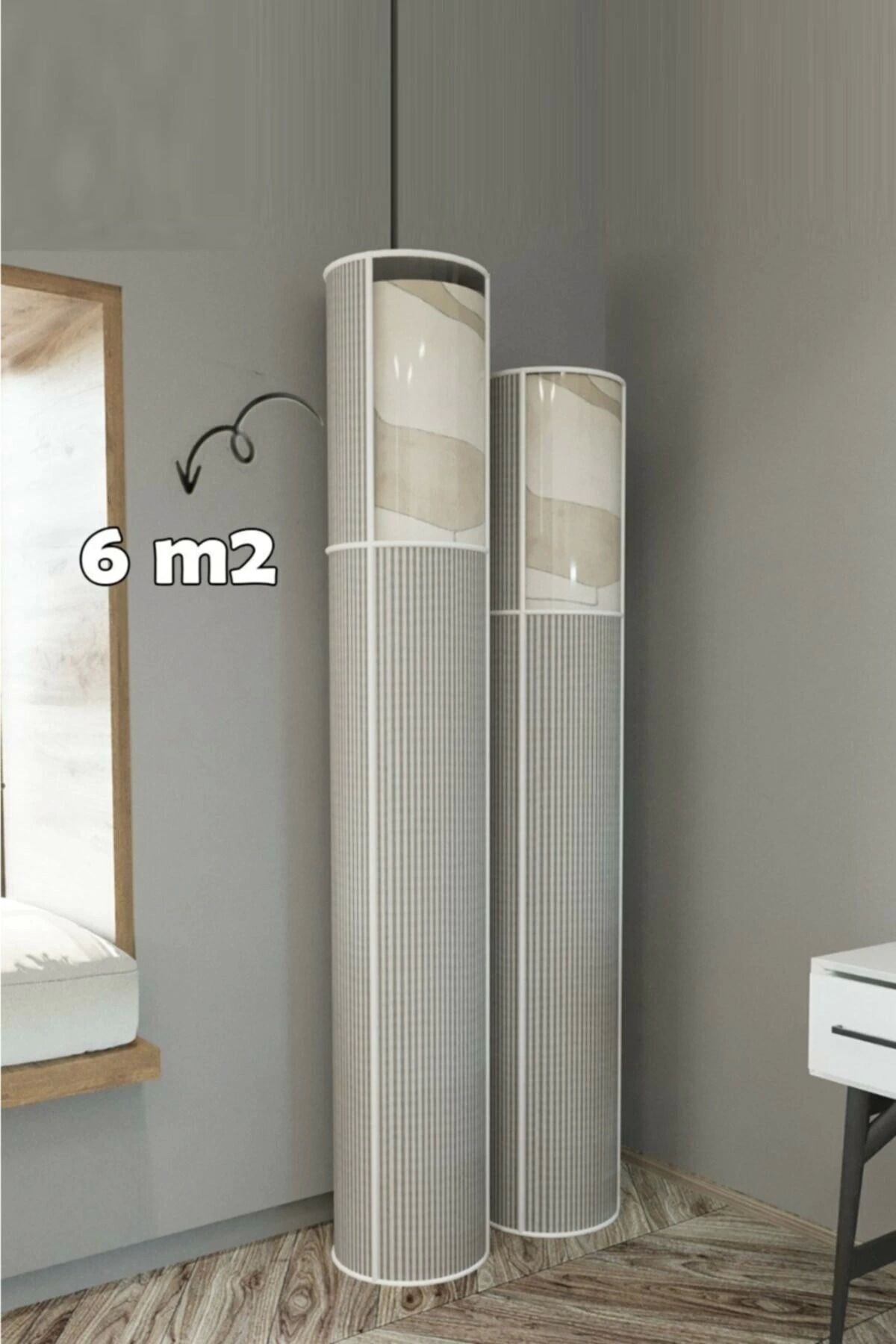 Modafiks 6 Lı Paket Hava Geçiren Özellikli Pvc Pencereli Halı Kılıfı Hurcu (6 M2)