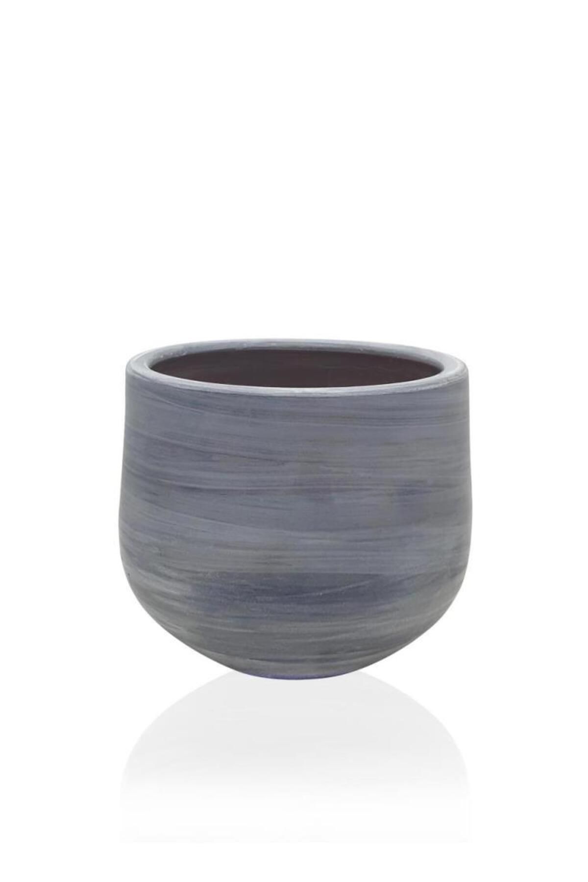The Mia OVAL KİREMİT SAKSI 17X15CM