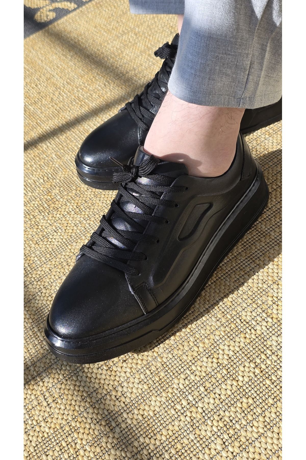 Melinta Shoes Melinta Hakiki Deri Ortopedik Erkek Ayakkabı
