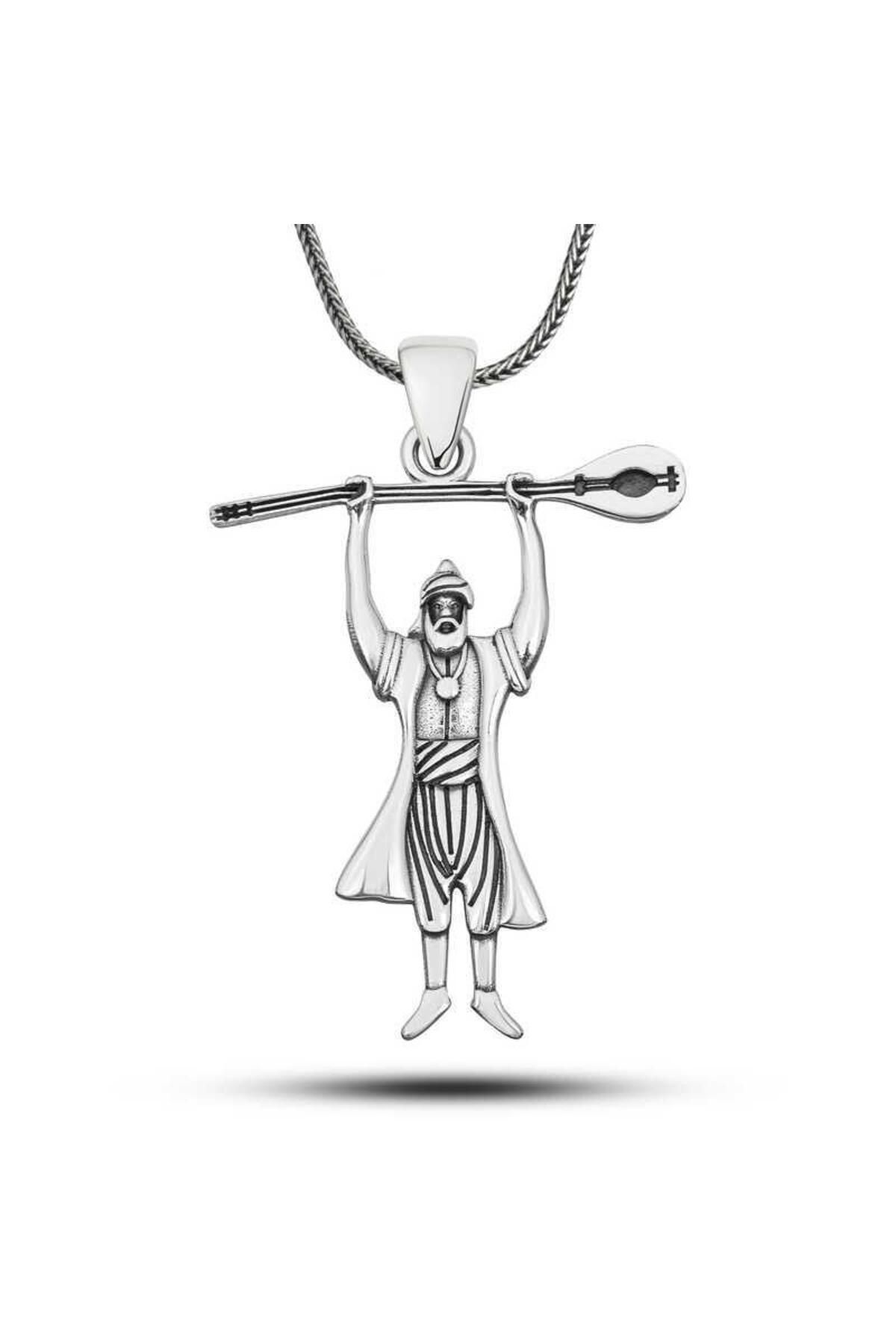 supertrend Süpertrend Gümüş Pir Sultan Abdal Erkek Kolye