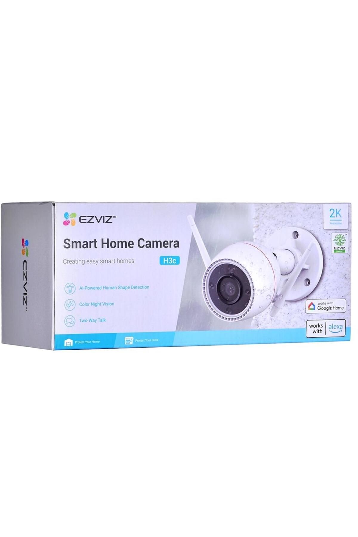 EZVIZ-Cameră de supraveghere IP WiFi 3MP CS-H3C-R100-1K3WKFL, IR 30M, obiectiv 2.8mm, protecție IP67 8