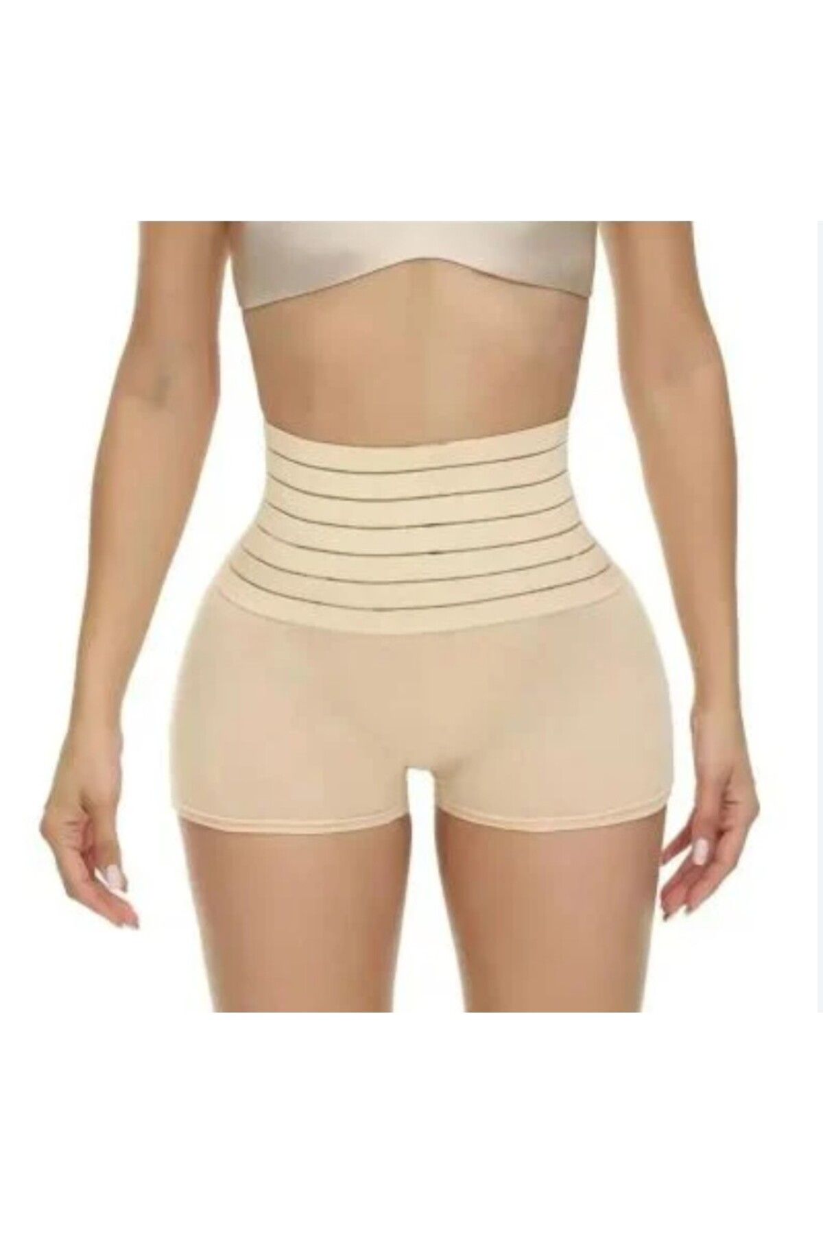 ar&be Cagno Model Yüksek Bel Göbek Ve Karın Sıkılaştıran Korse Boxer (3207)