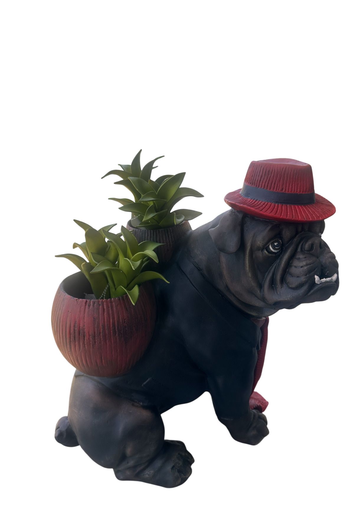 Baykuşca Buldog Saksı, Bulldog Saksı, Bahçe Dekorasyon, Bahçe Saksı,