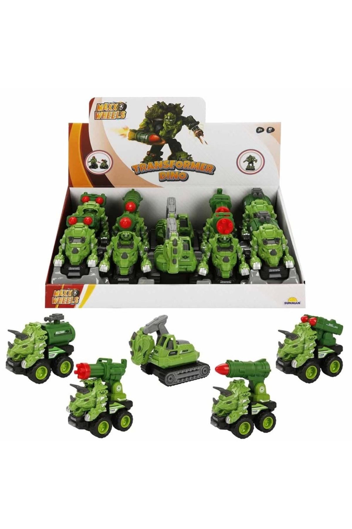 Vemora Maxx Wheels Dönüşen Dinozor Araçlar