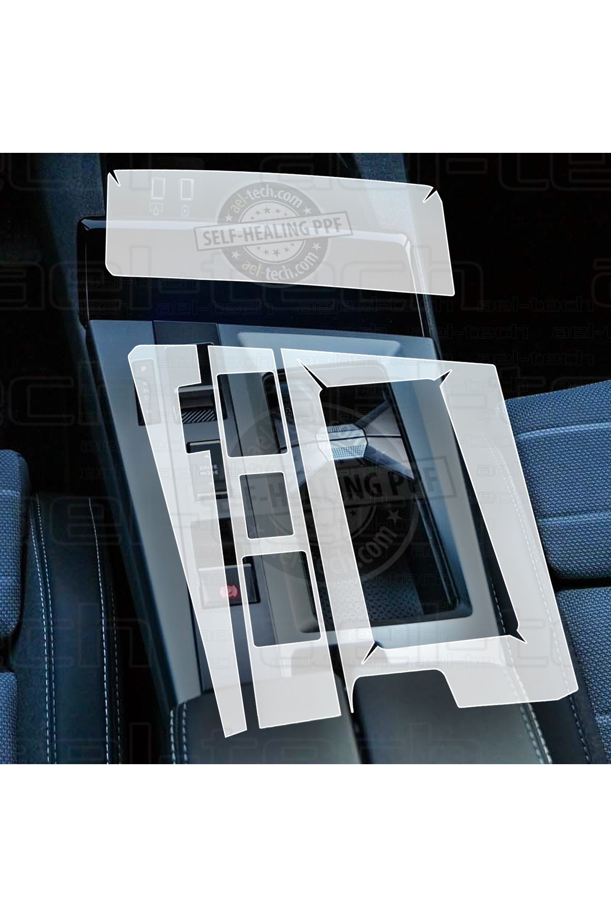 ael-tech Opel Grandland 2025 Piano Black Vites Etrafı Uyumlu TPU 3 lü