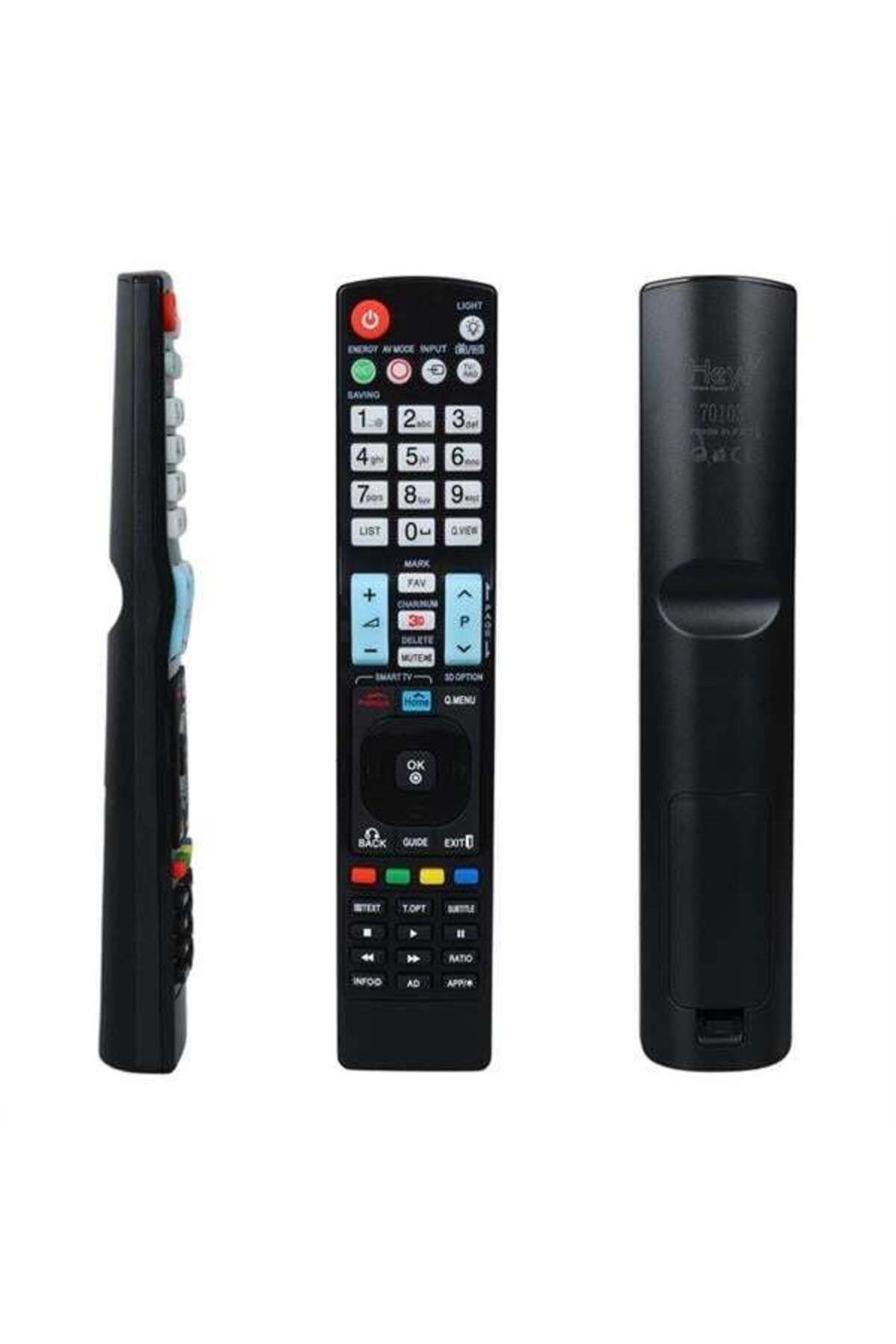 Emperium Hey LG Küçük Kalıp Premium Tuşlu Lcd Led TV Kumanda (AKB72914050-RC0931-082019001)