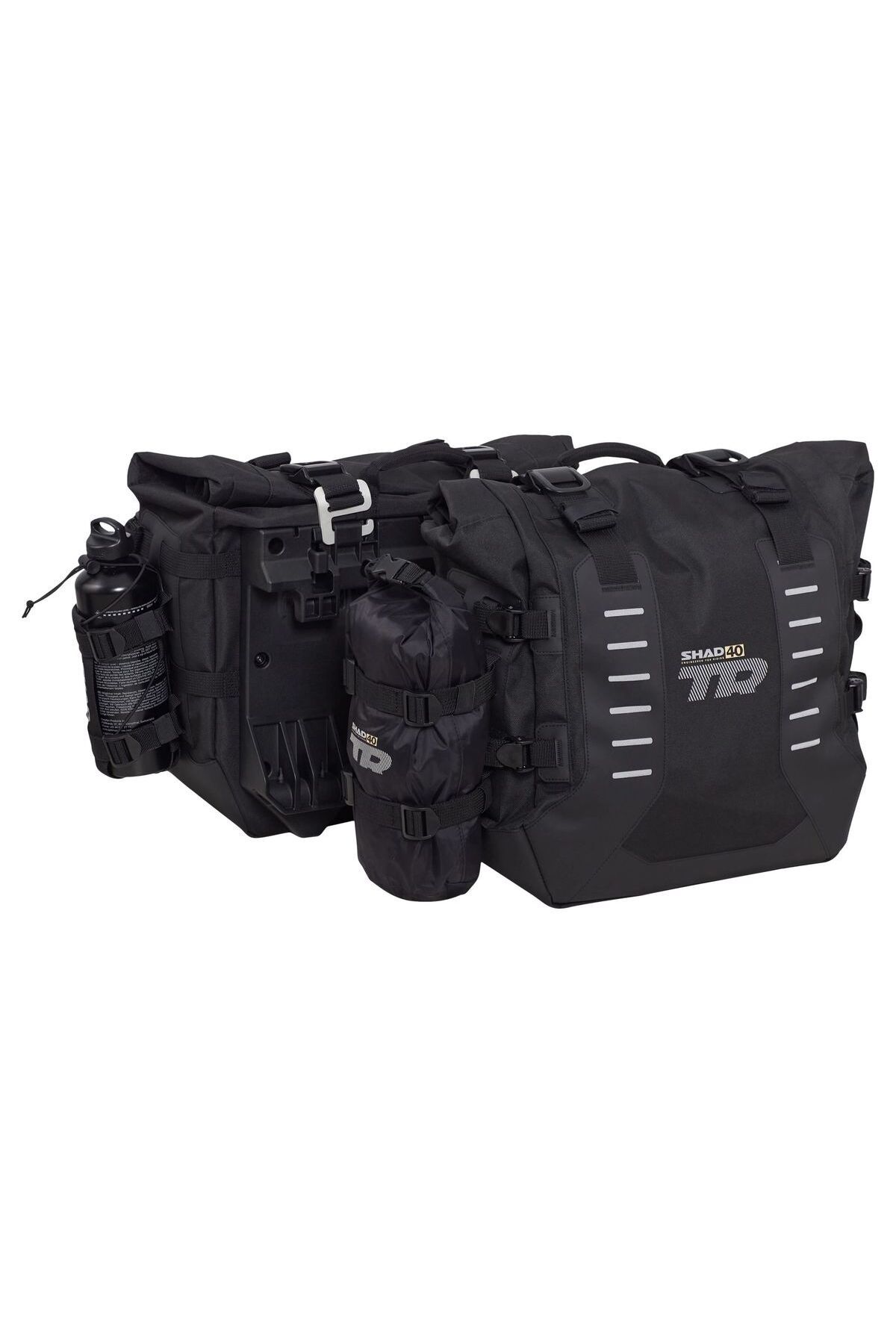 MOTOANL Motosiklet Shad Adventure Terra Yan Kumaş Çanta Takım Seti Eyer 32+32 Lt