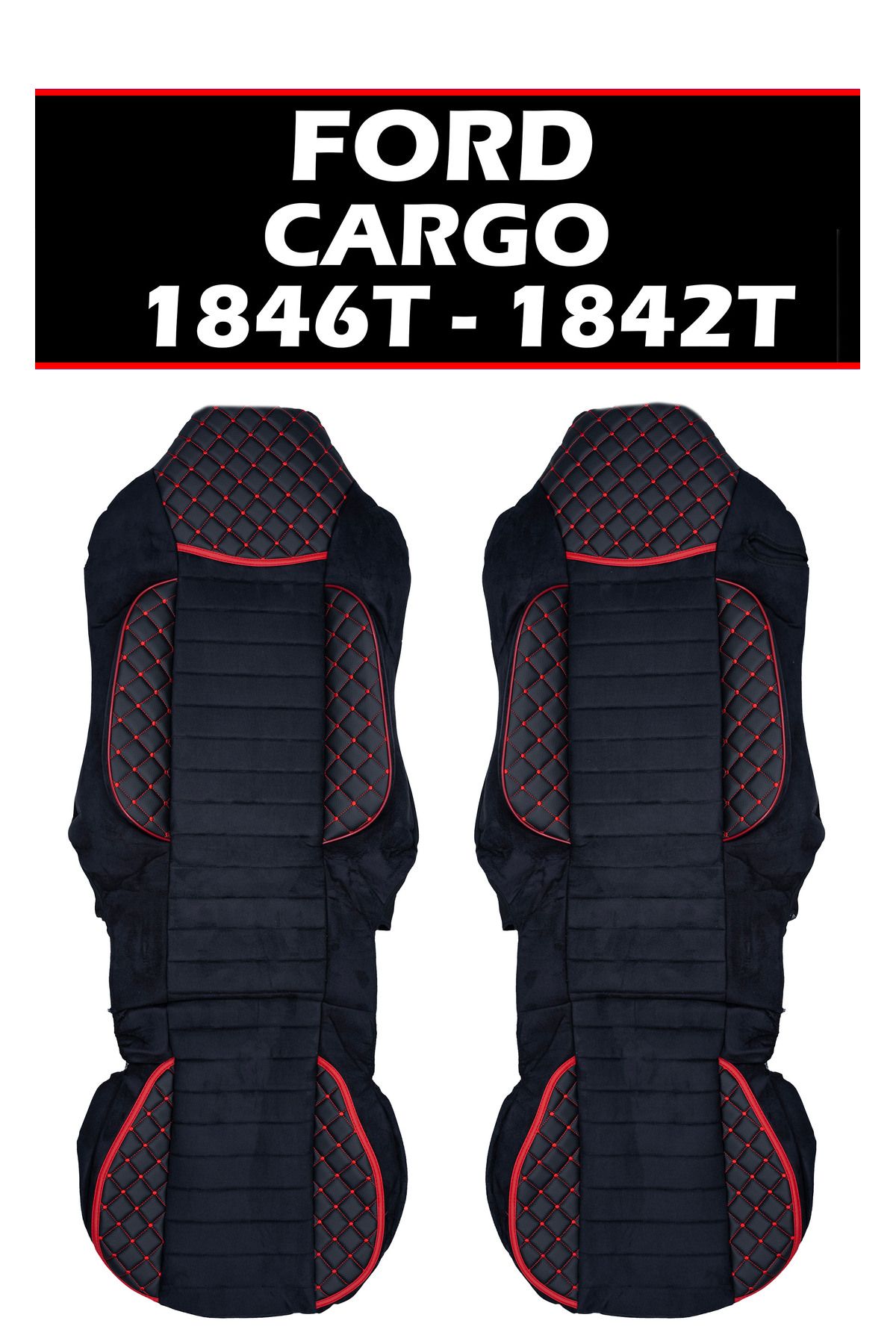 VIPTIRSHOP FORD CARGO 1846T-1842T (2016-2025) DERİ SÜET ORTAPEDİK KOLTUK KILIFI