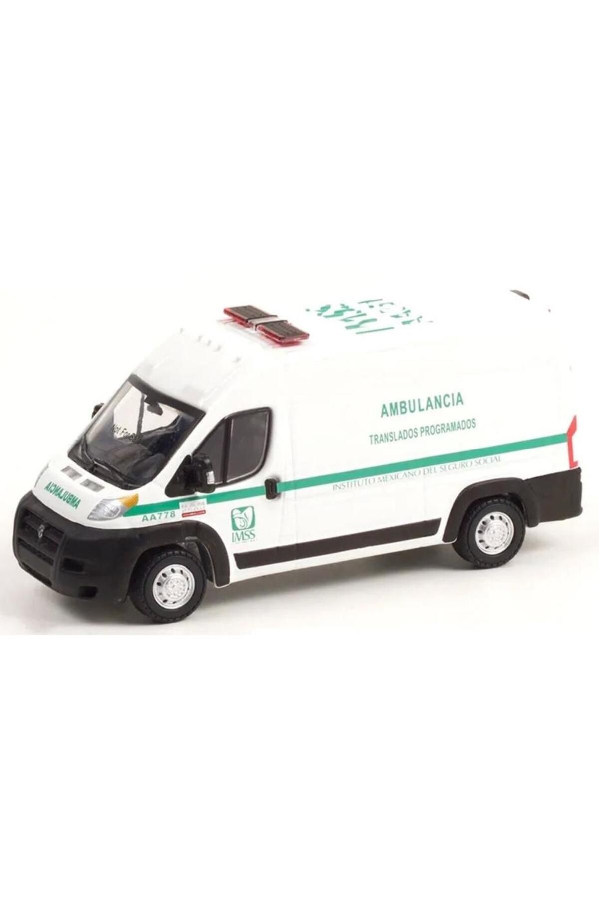Greenlight 2018 Ram ProMaster Instituto Mexicano Ambulancia 1/64 Model Araba